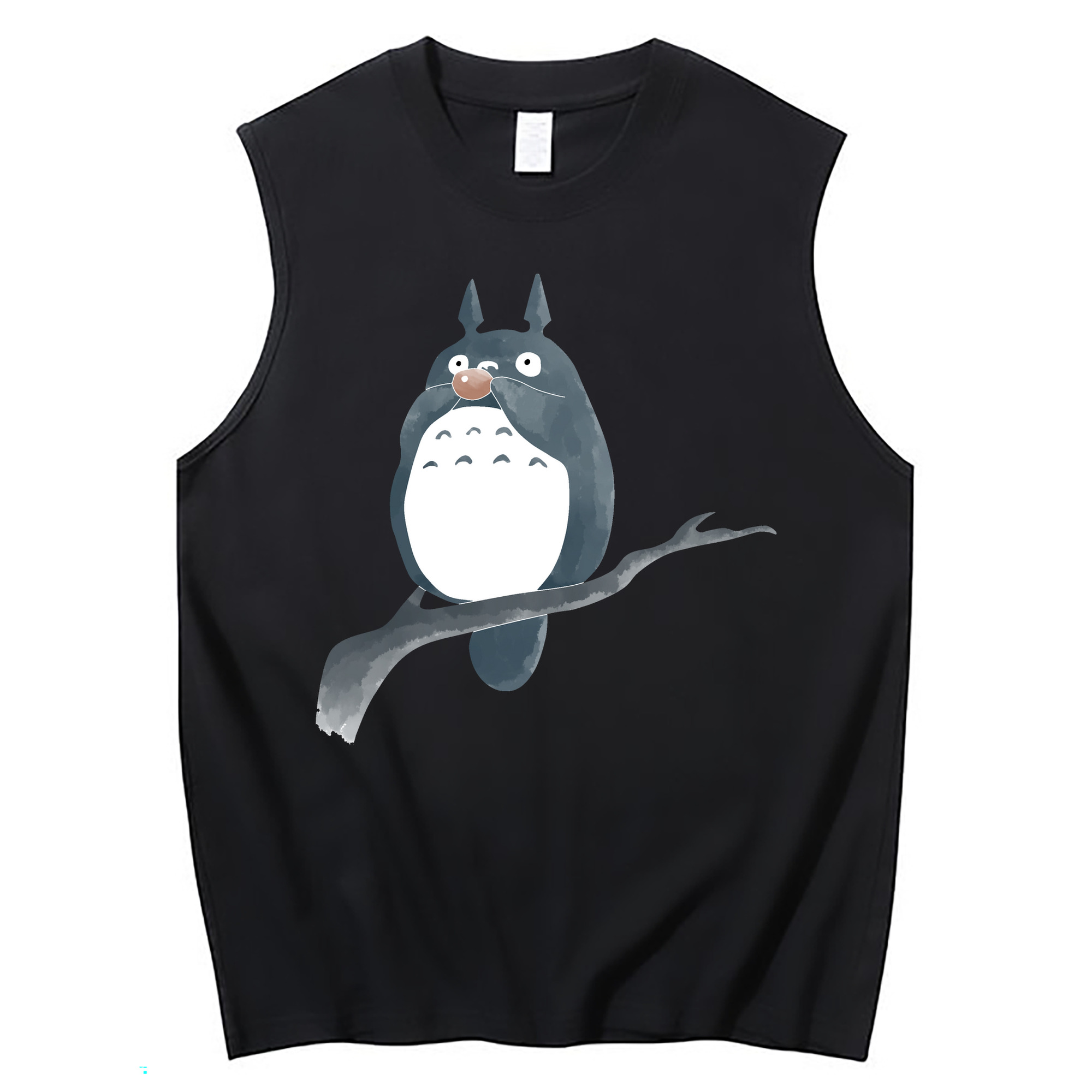 （画像用） となりのトトロ 草壁メイ 草壁サツキ My Neighbor Totoro Satsuki Kusakabe Mei Kusakabe コットン100％タンクトップ（フロントプリント）