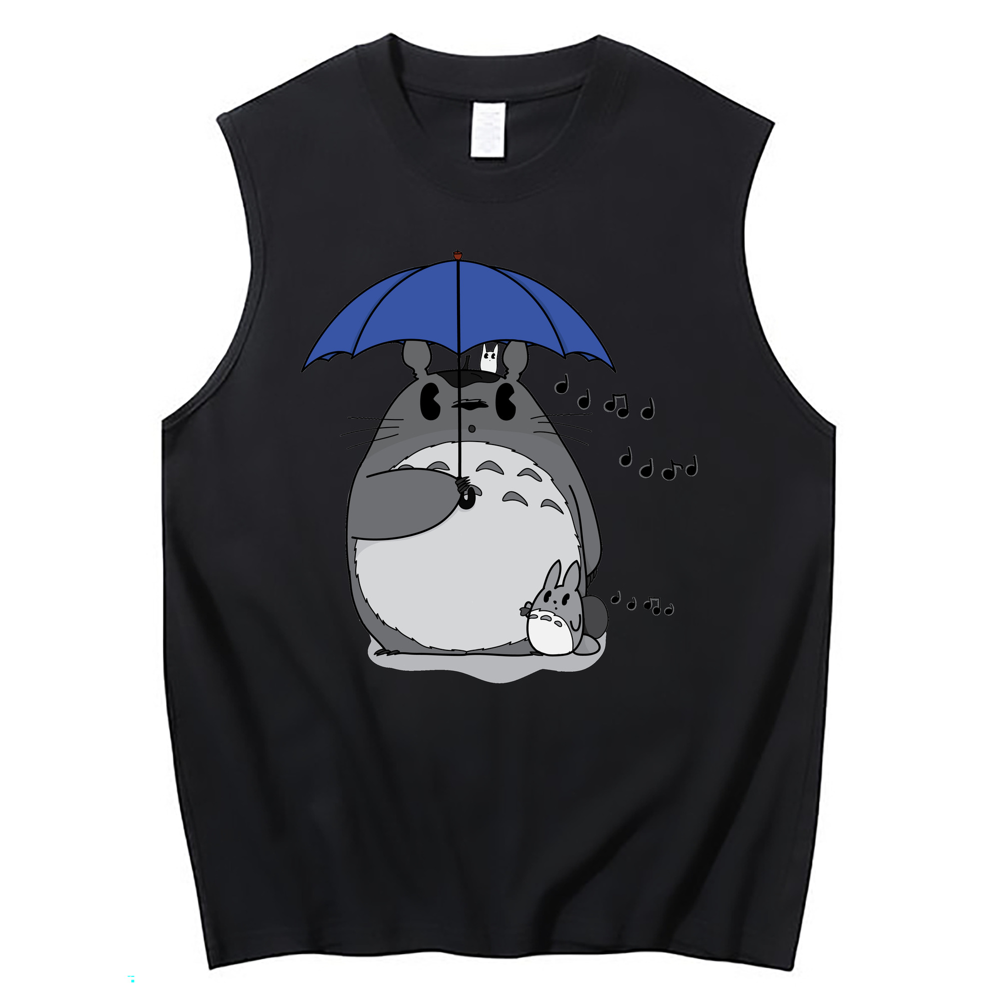 （画像用） となりのトトロ 草壁メイ 草壁サツキ My Neighbor Totoro Satsuki Kusakabe Mei Kusakabe コットン100％タンクトップ（フロントプリント）