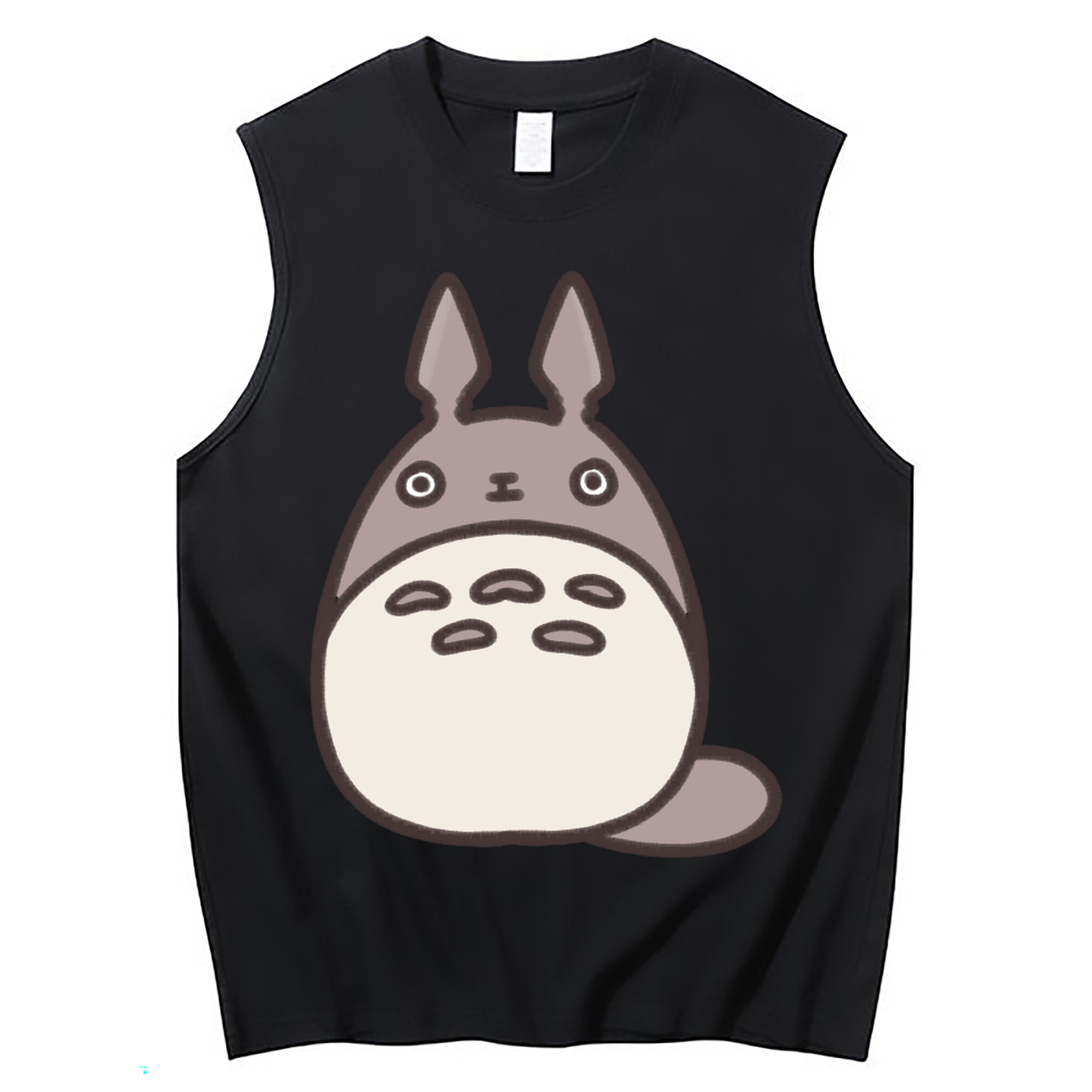 （画像用） となりのトトロ 草壁メイ 草壁サツキ My Neighbor Totoro Satsuki Kusakabe Mei Kusakabe コットン100％タンクトップ（フロントプリント）