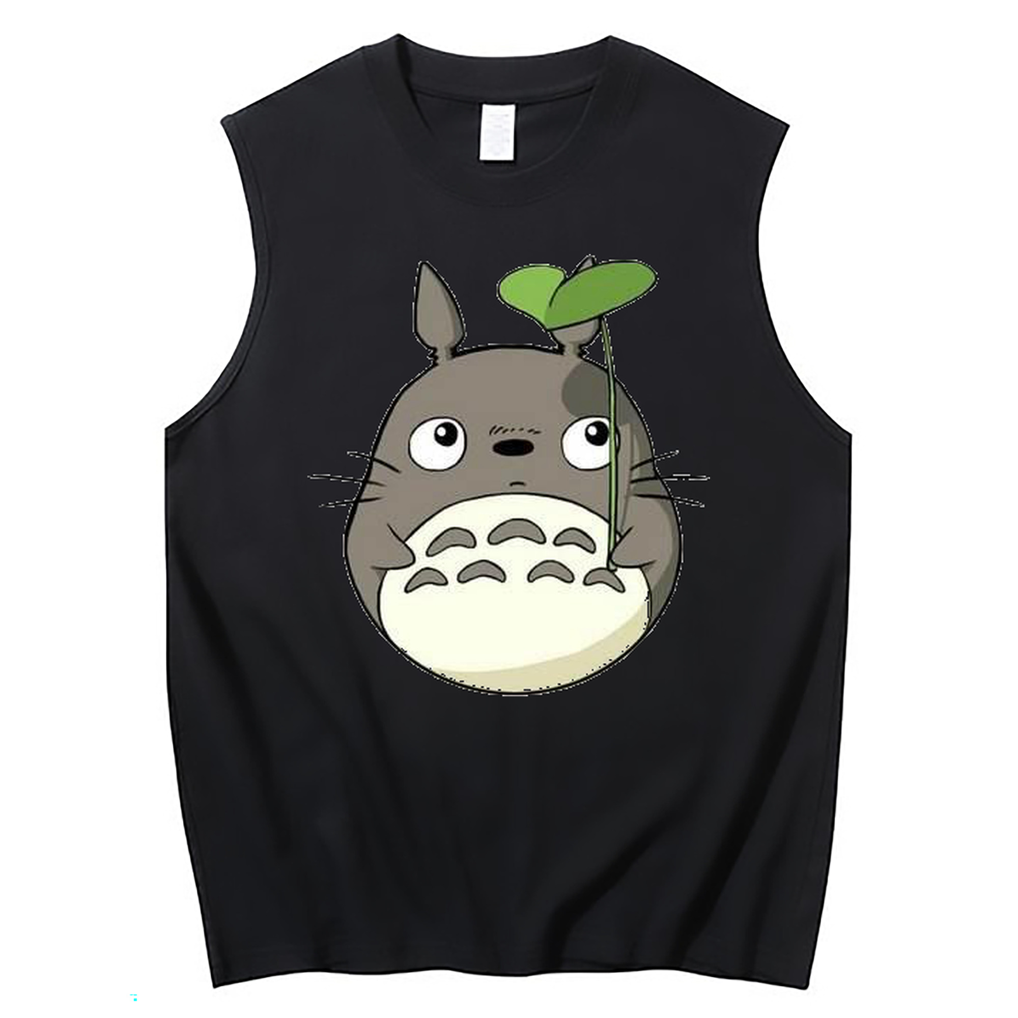 （画像用） となりのトトロ 草壁メイ 草壁サツキ My Neighbor Totoro Satsuki Kusakabe Mei Kusakabe コットン100％タンクトップ（フロントプリント）
