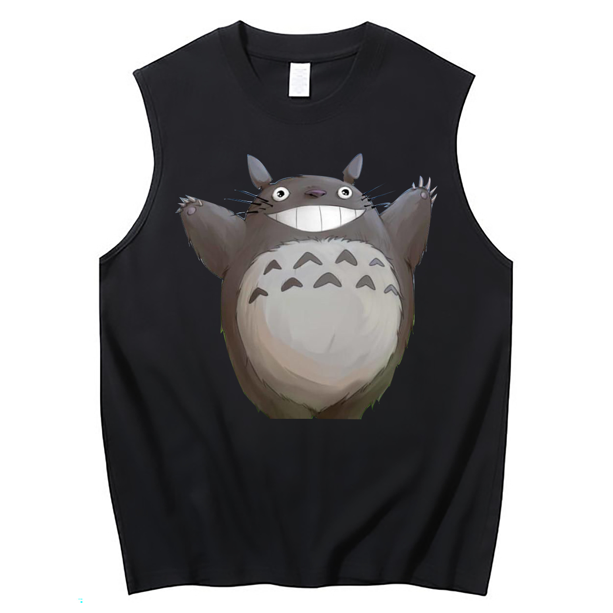 （画像用） となりのトトロ 草壁メイ 草壁サツキ My Neighbor Totoro Satsuki Kusakabe Mei Kusakabe コットン100％タンクトップ（フロントプリント）