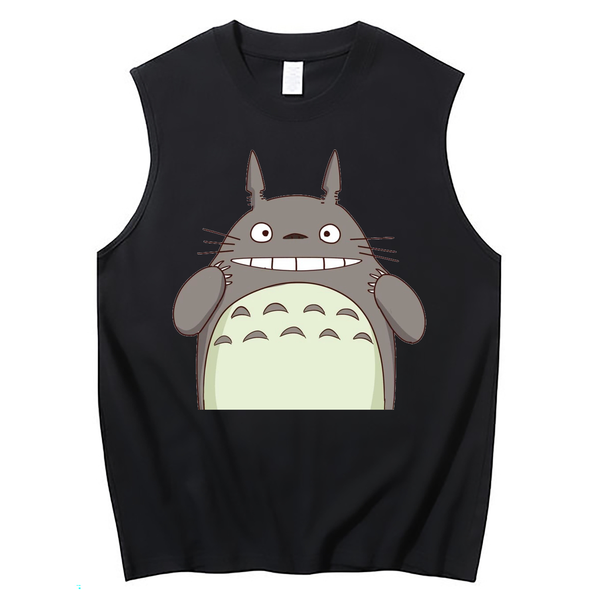 （画像用） となりのトトロ 草壁メイ 草壁サツキ My Neighbor Totoro Satsuki Kusakabe Mei Kusakabe コットン100％タンクトップ（フロントプリント）