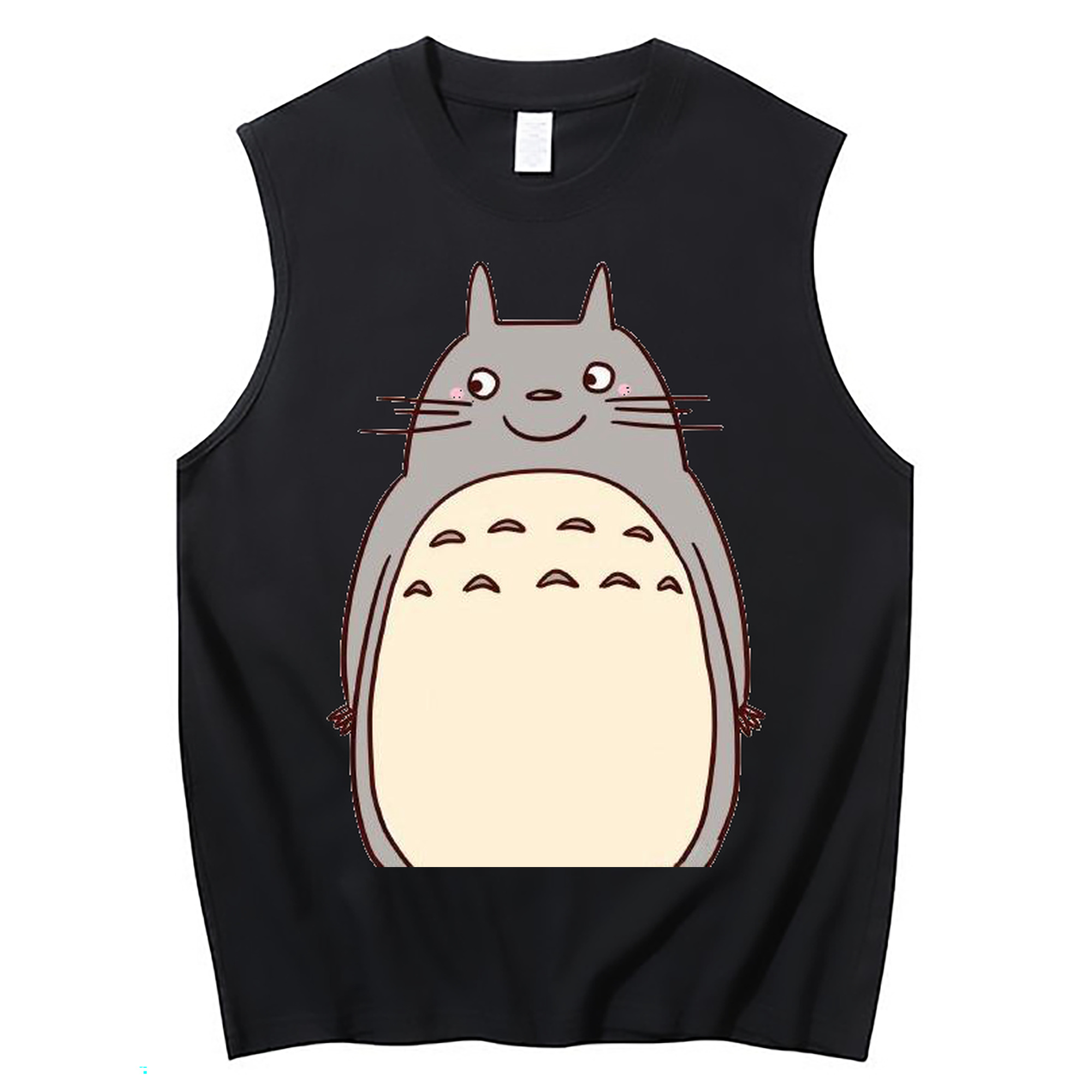 （画像用） となりのトトロ 草壁メイ 草壁サツキ My Neighbor Totoro Satsuki Kusakabe Mei Kusakabe コットン100％タンクトップ（フロントプリント）