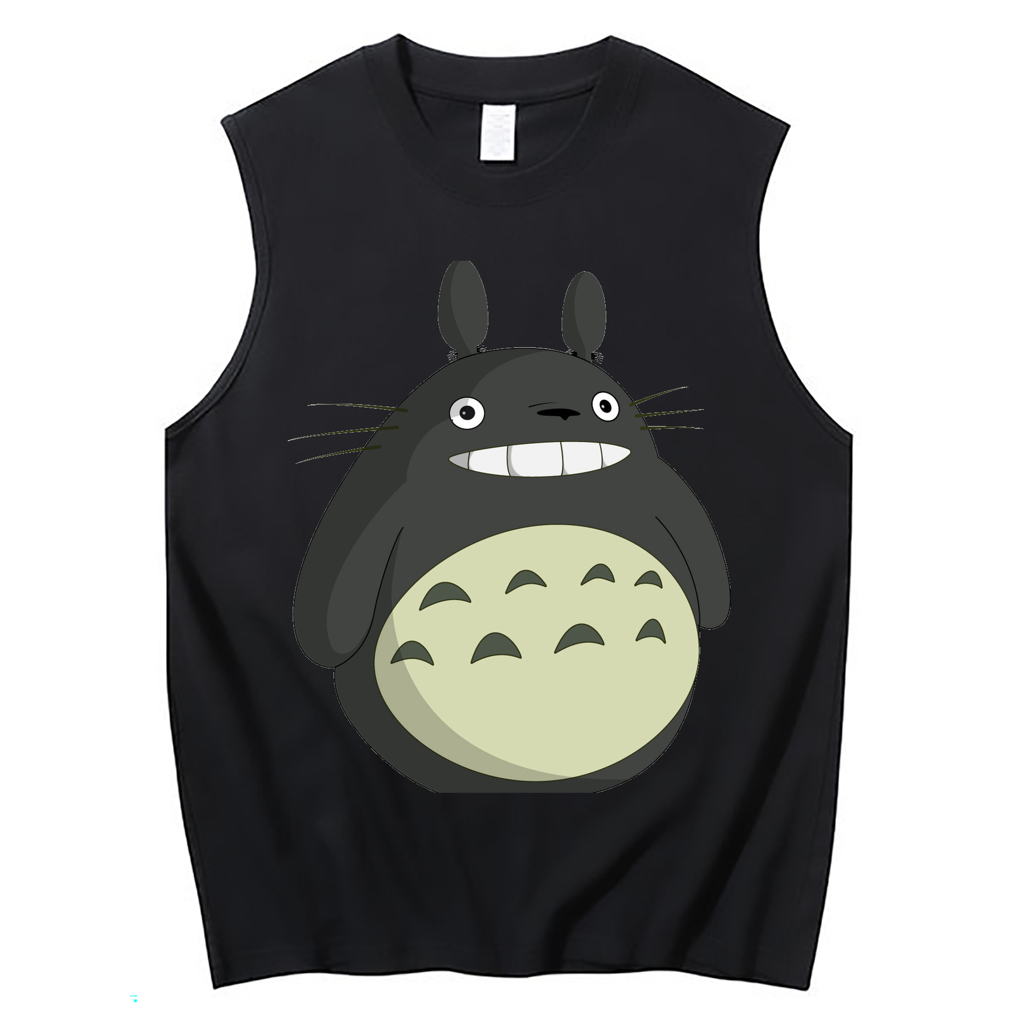（画像用） となりのトトロ 草壁メイ 草壁サツキ My Neighbor Totoro Satsuki Kusakabe Mei Kusakabe コットン100％タンクトップ（フロントプリント）