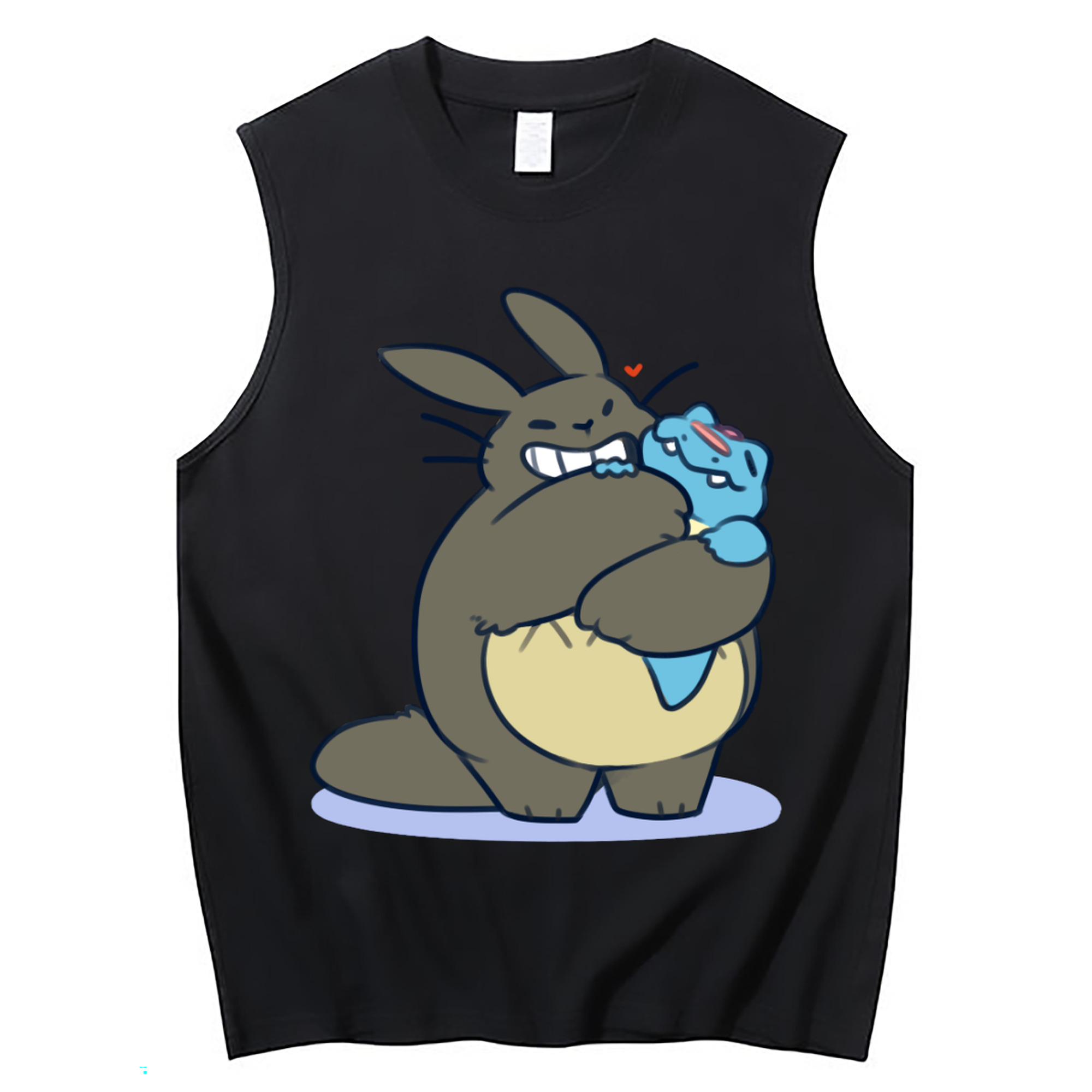 （画像用） となりのトトロ 草壁メイ 草壁サツキ My Neighbor Totoro Satsuki Kusakabe Mei Kusakabe コットン100％タンクトップ（フロントプリント）