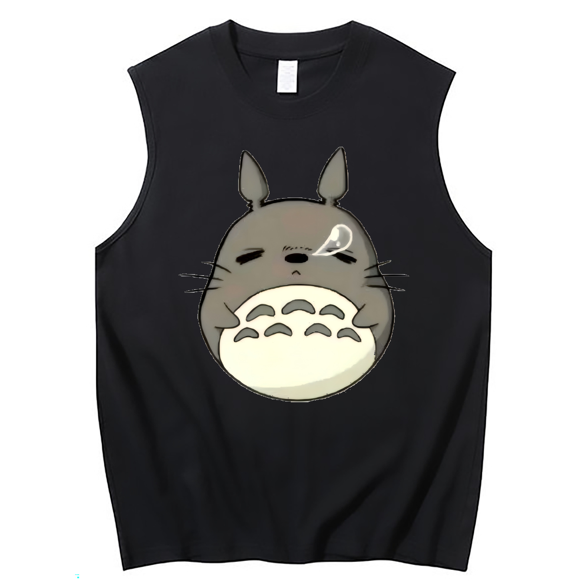 （画像用） となりのトトロ 草壁メイ 草壁サツキ My Neighbor Totoro Satsuki Kusakabe Mei Kusakabe コットン100％タンクトップ（フロントプリント）