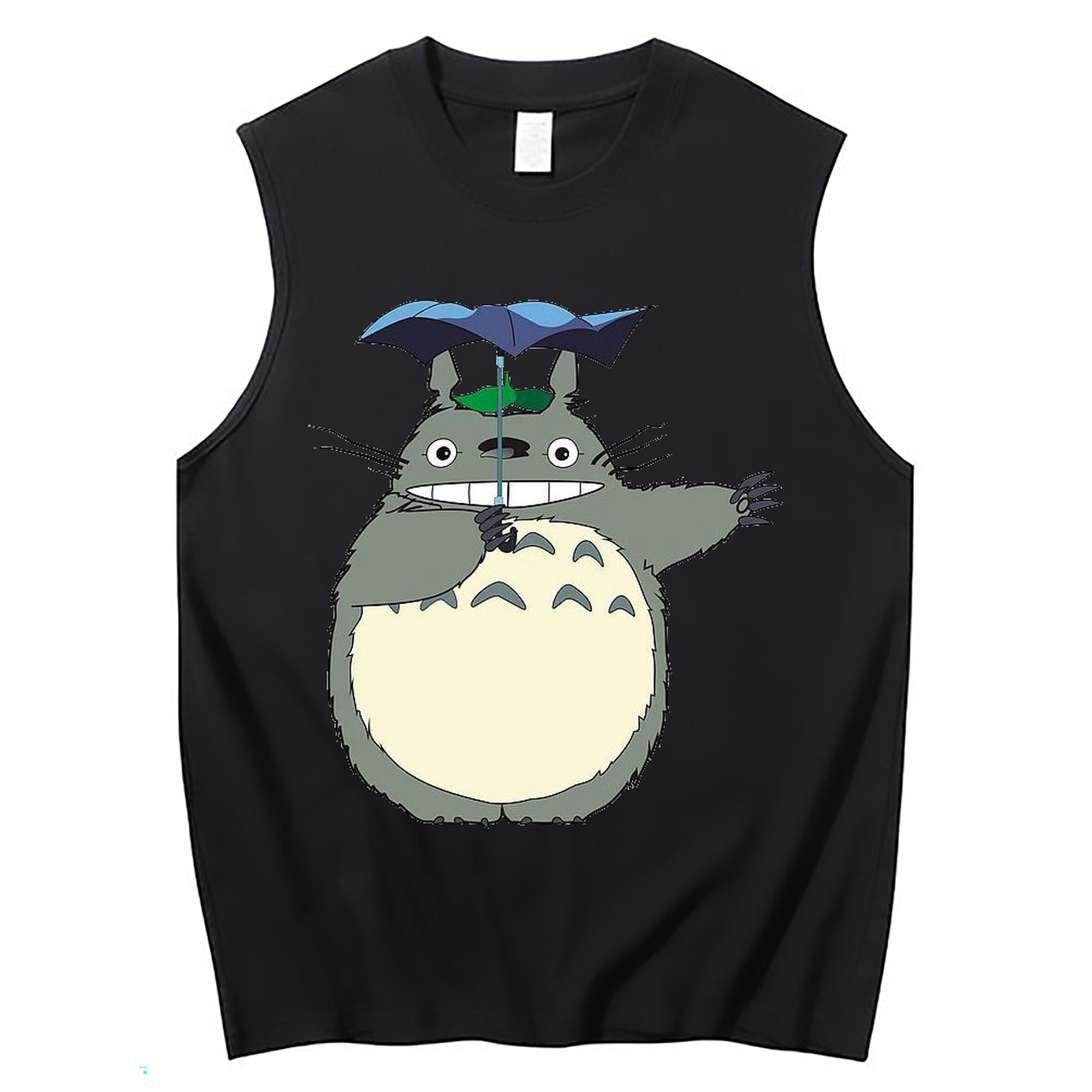 （画像用） となりのトトロ 草壁メイ 草壁サツキ My Neighbor Totoro Satsuki Kusakabe Mei Kusakabe コットン100％タンクトップ（フロントプリント）