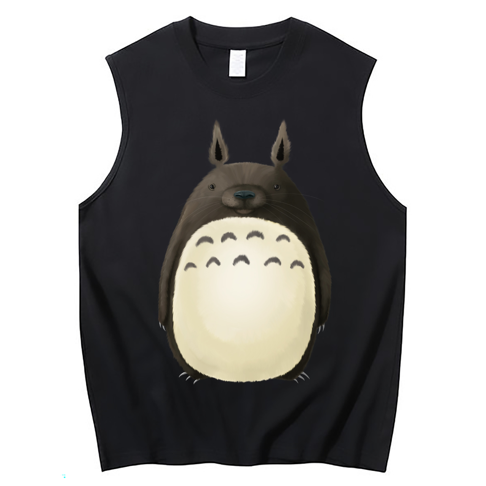 （画像用） となりのトトロ 草壁メイ 草壁サツキ My Neighbor Totoro Satsuki Kusakabe Mei Kusakabe コットン100％タンクトップ（フロントプリント）