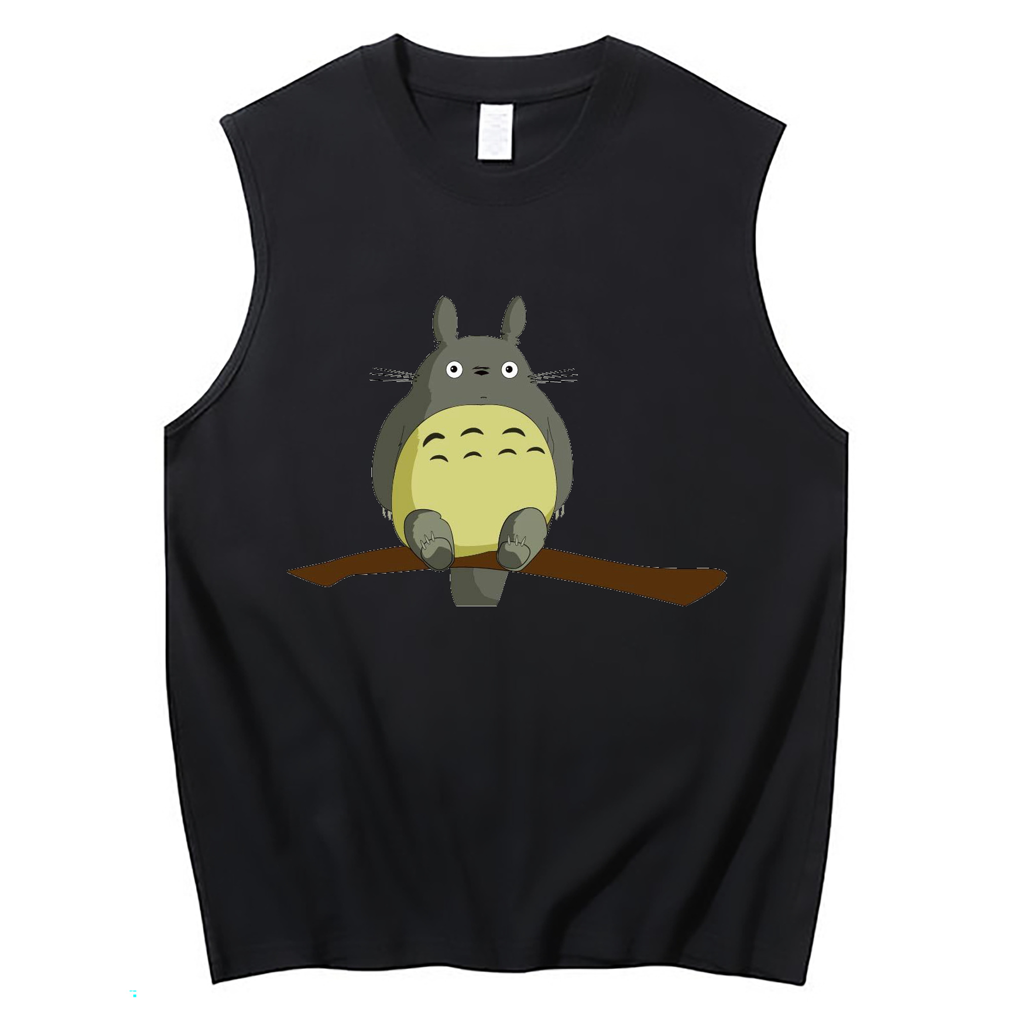 （画像用） となりのトトロ 草壁メイ 草壁サツキ My Neighbor Totoro Satsuki Kusakabe Mei Kusakabe コットン100％タンクトップ（フロントプリント）