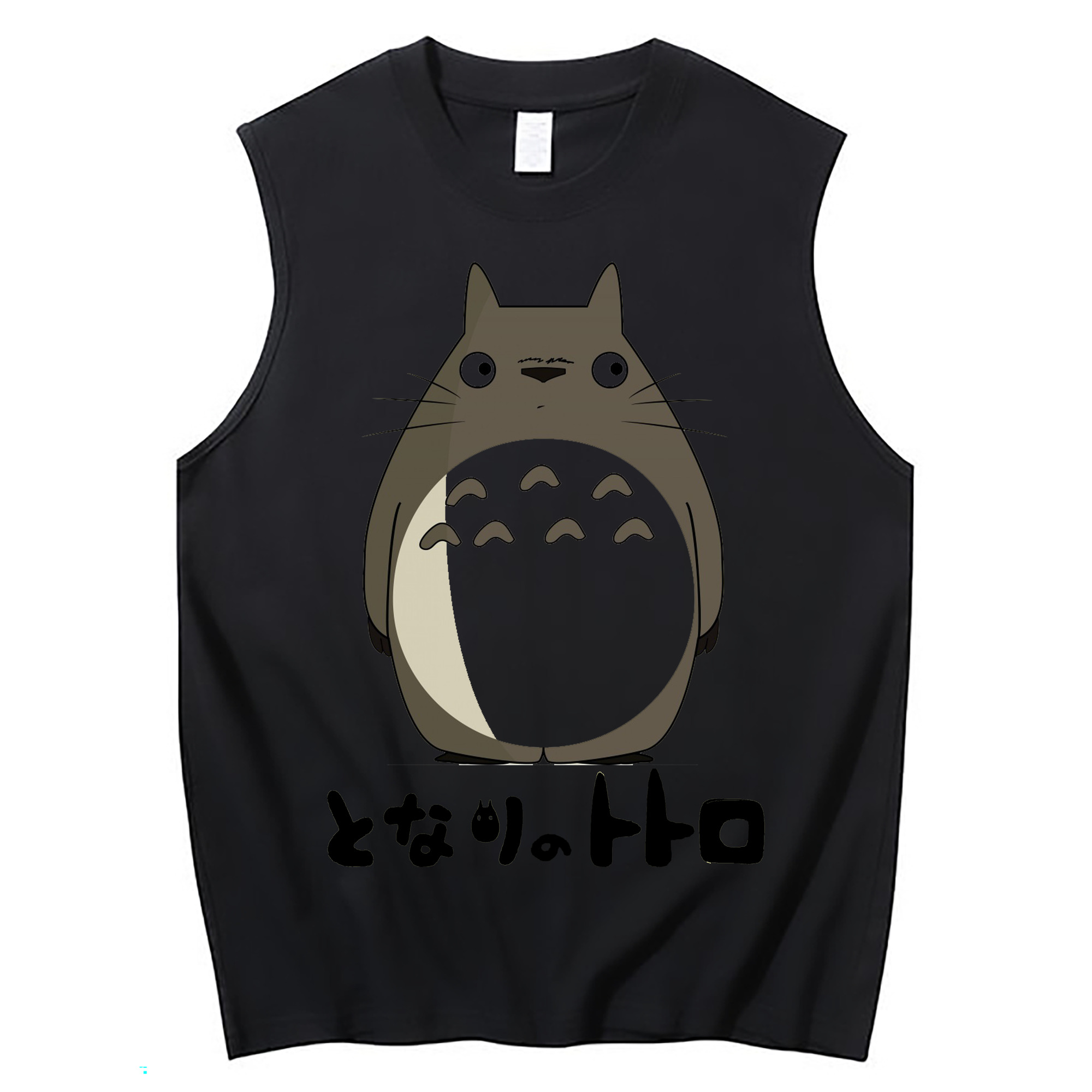 （画像用） となりのトトロ 草壁メイ 草壁サツキ My Neighbor Totoro Satsuki Kusakabe Mei Kusakabe コットン100％タンクトップ（フロントプリント）
