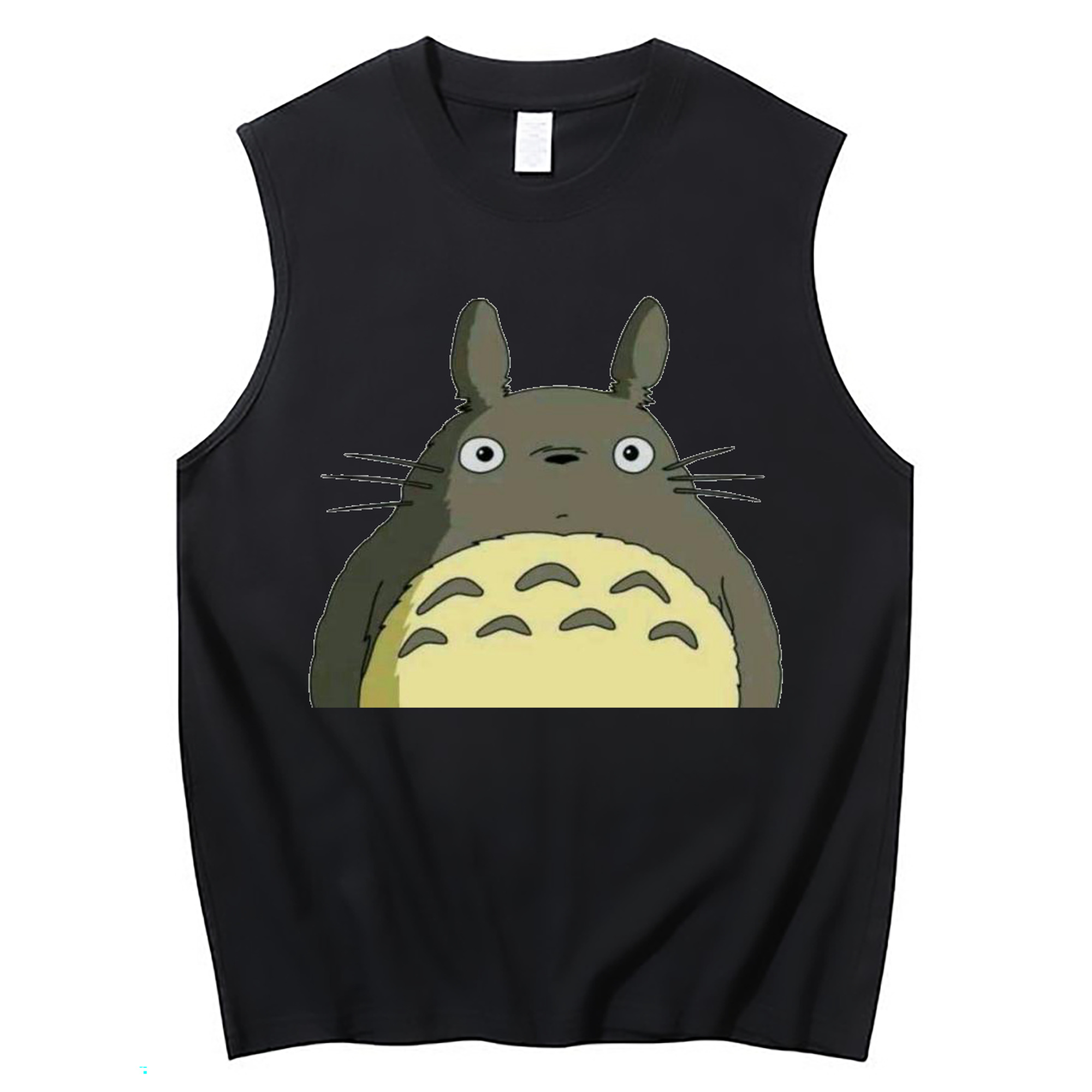 （画像用） となりのトトロ 草壁メイ 草壁サツキ My Neighbor Totoro Satsuki Kusakabe Mei Kusakabe コットン100％タンクトップ（フロントプリント）