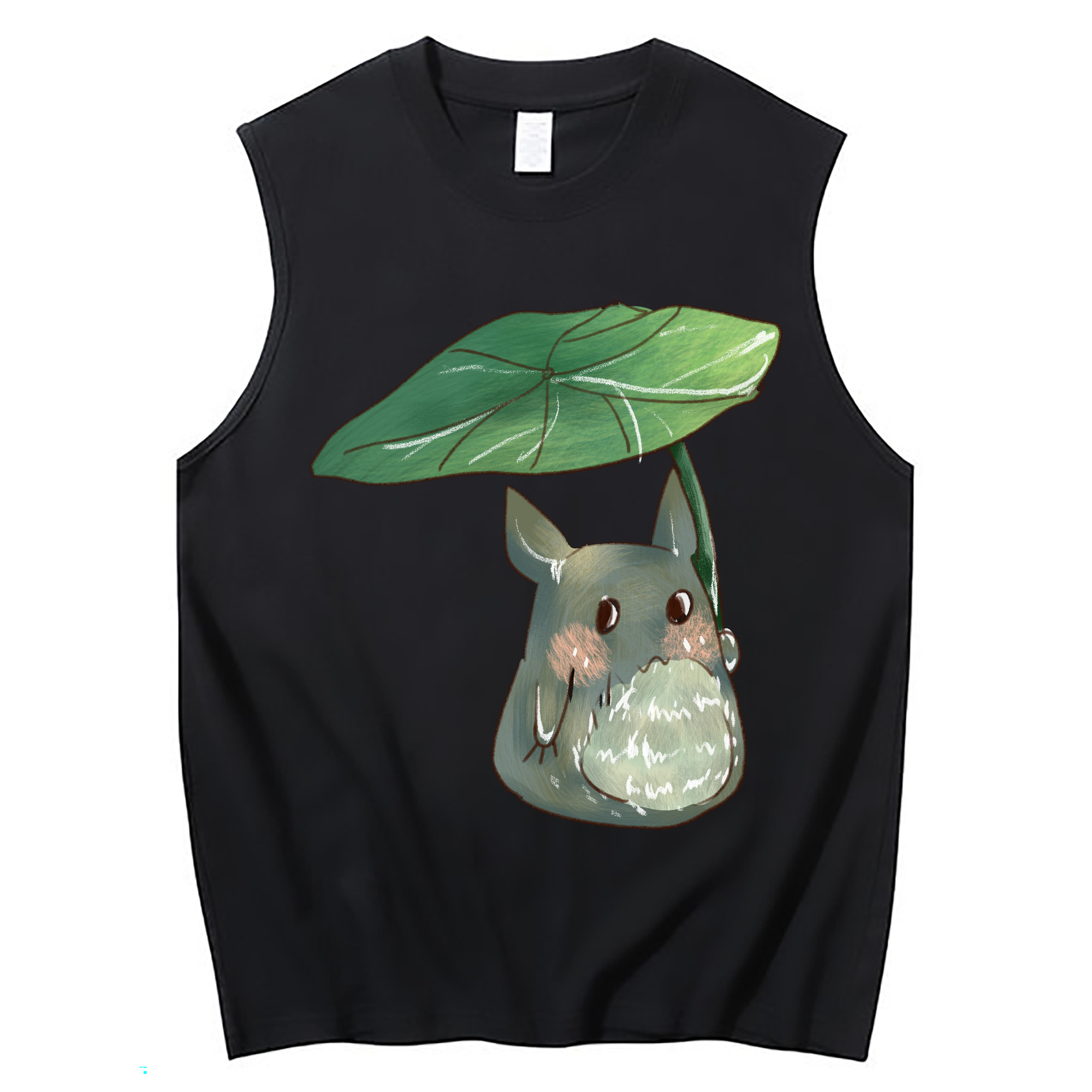 （画像用） となりのトトロ 草壁メイ 草壁サツキ My Neighbor Totoro Satsuki Kusakabe Mei Kusakabe コットン100％タンクトップ（フロントプリント）