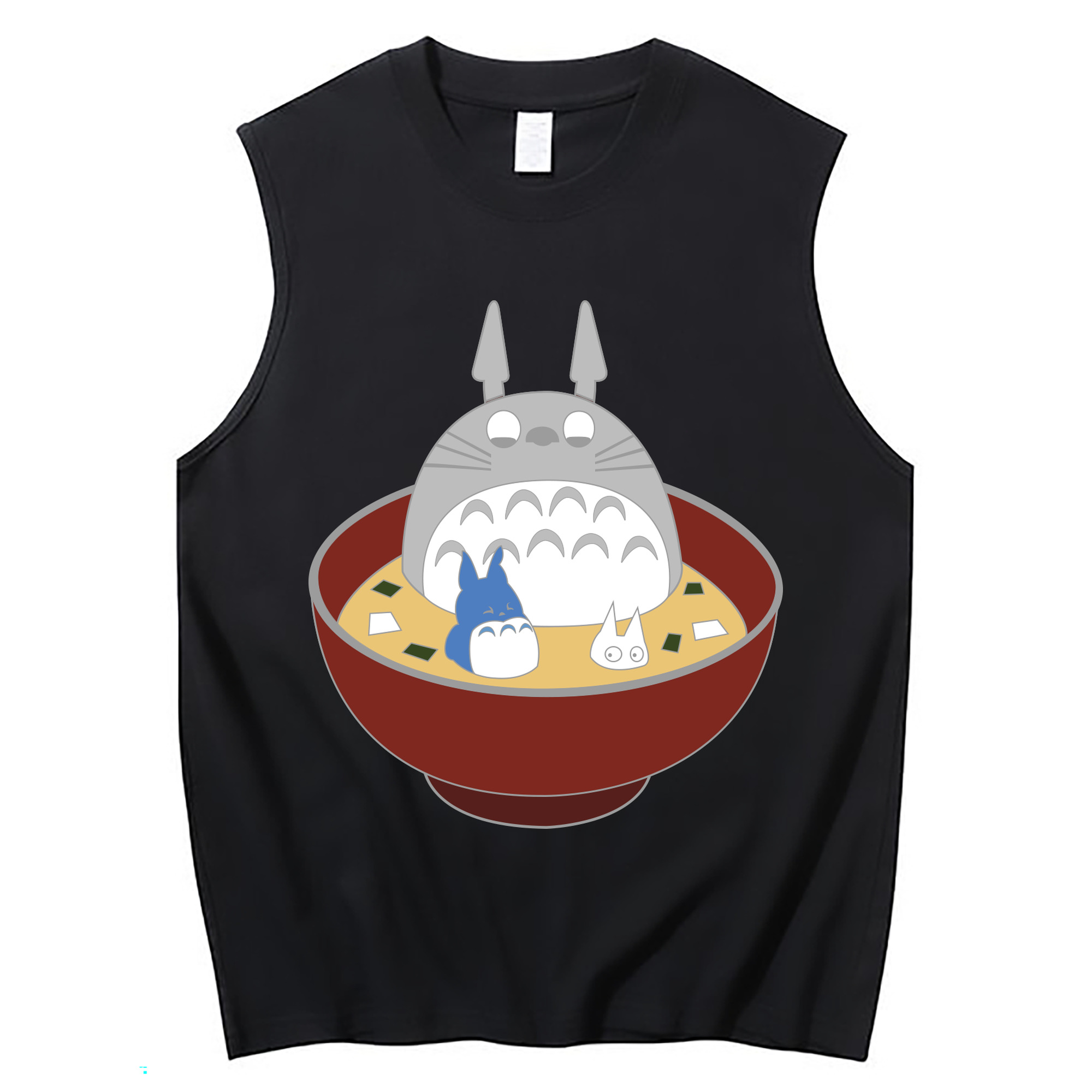 （画像用） となりのトトロ 草壁メイ 草壁サツキ My Neighbor Totoro Satsuki Kusakabe Mei Kusakabe コットン100％タンクトップ（フロントプリント）