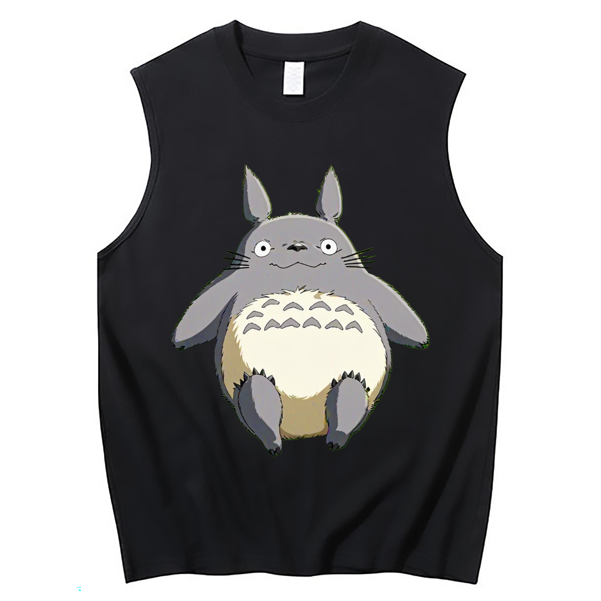 （画像用） となりのトトロ 草壁メイ 草壁サツキ My Neighbor Totoro Satsuki Kusakabe Mei Kusakabe コットン100％タンクトップ（フロントプリント）