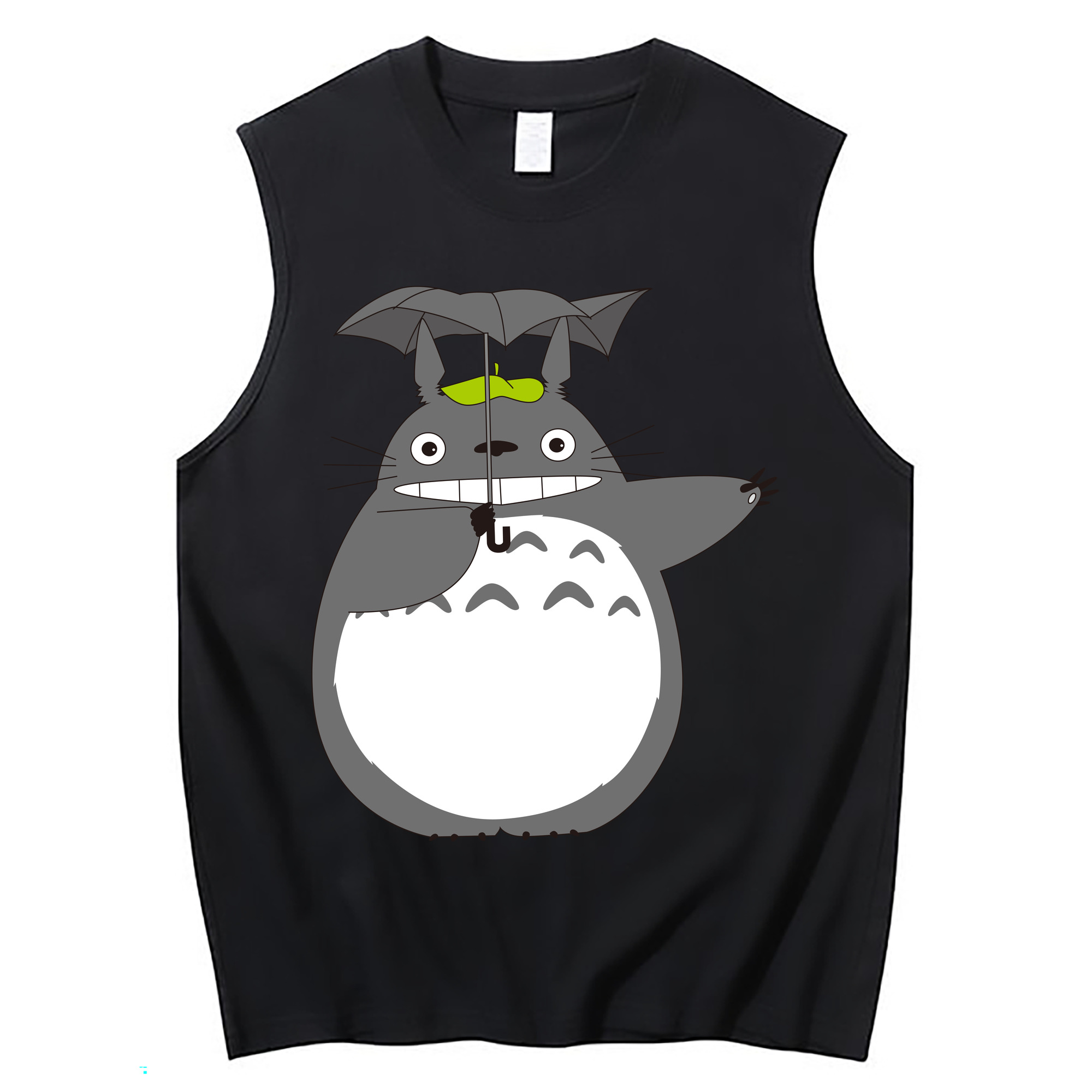 （画像用） となりのトトロ 草壁メイ 草壁サツキ My Neighbor Totoro Satsuki Kusakabe Mei Kusakabe コットン100％タンクトップ（フロントプリント）