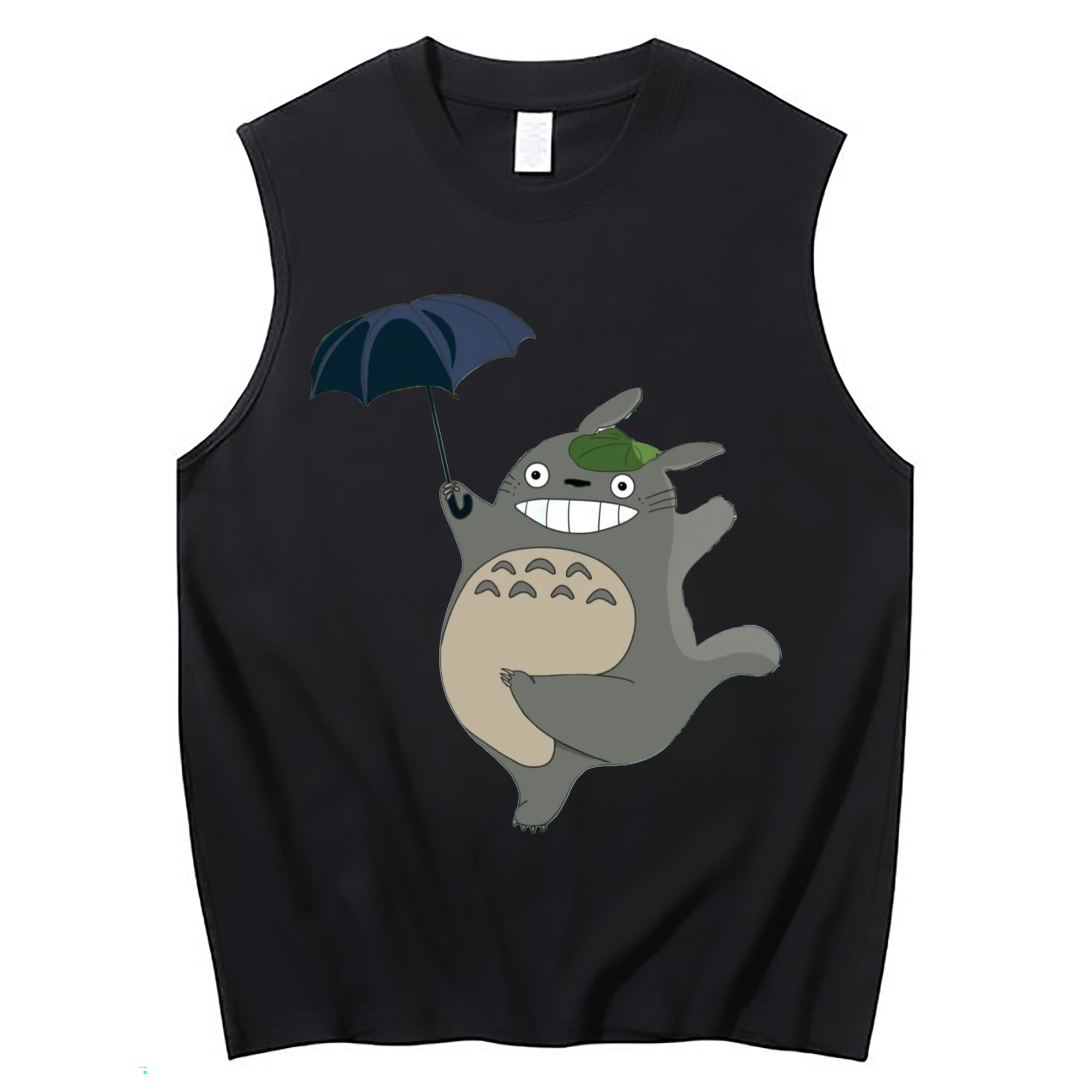 （画像用） となりのトトロ 草壁メイ 草壁サツキ My Neighbor Totoro Satsuki Kusakabe Mei Kusakabe コットン100％タンクトップ（フロントプリント）