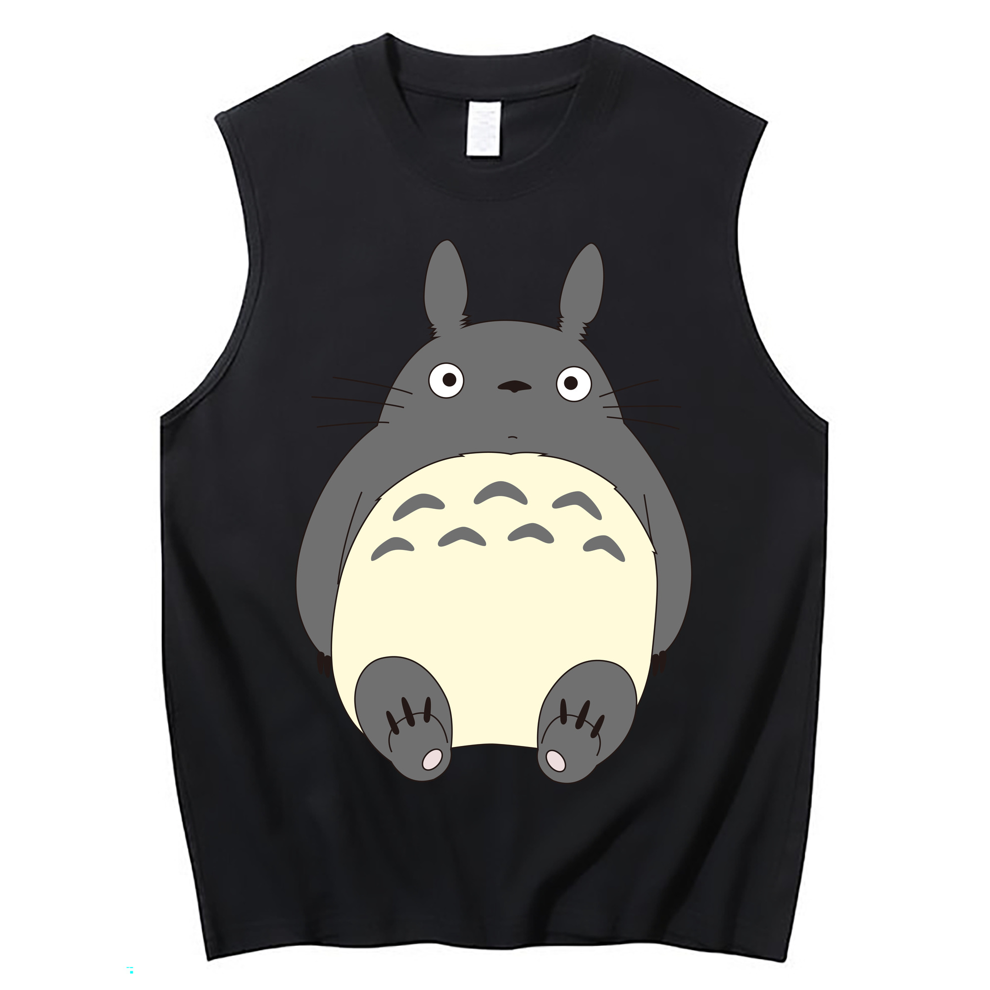 （画像用） となりのトトロ 草壁メイ 草壁サツキ My Neighbor Totoro Satsuki Kusakabe Mei Kusakabe コットン100％タンクトップ（フロントプリント）