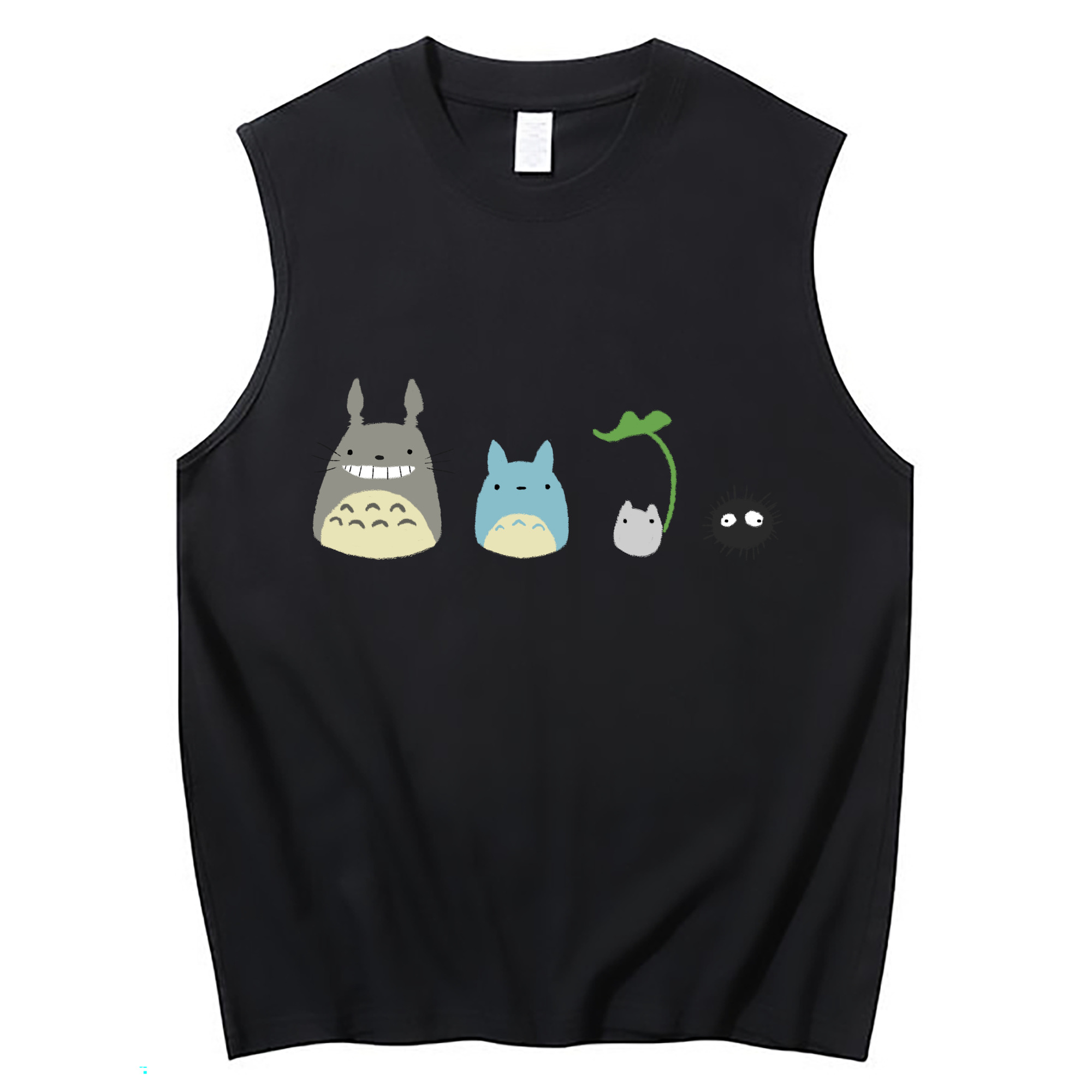 （画像用） となりのトトロ 草壁メイ 草壁サツキ My Neighbor Totoro Satsuki Kusakabe Mei Kusakabe コットン100％タンクトップ（フロントプリント）