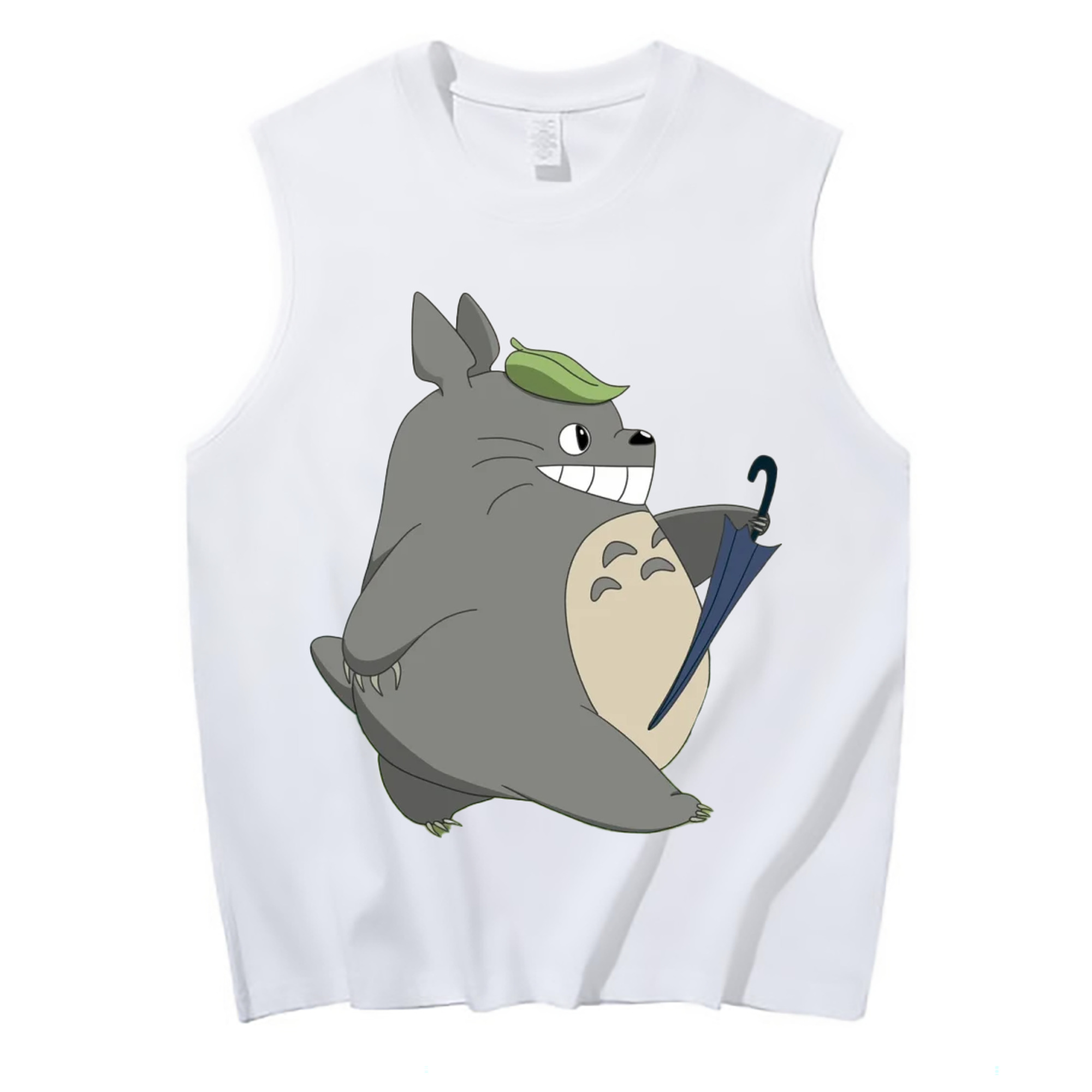 （画像用） となりのトトロ 草壁メイ 草壁サツキ My Neighbor Totoro Satsuki Kusakabe Mei Kusakabe コットン100％タンクトップ（フロントプリント）