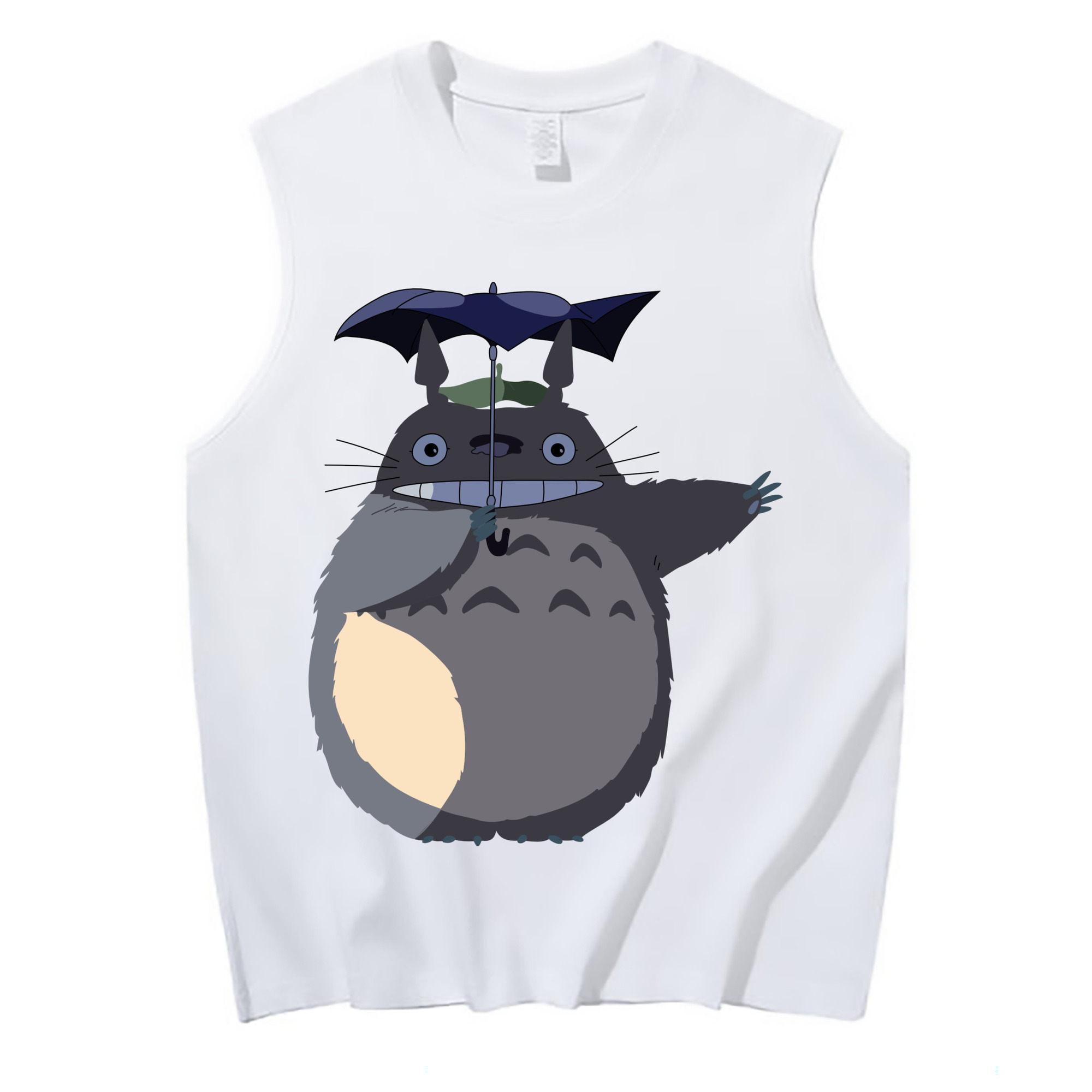 （画像用） となりのトトロ 草壁メイ 草壁サツキ My Neighbor Totoro Satsuki Kusakabe Mei Kusakabe コットン100％タンクトップ（フロントプリント）