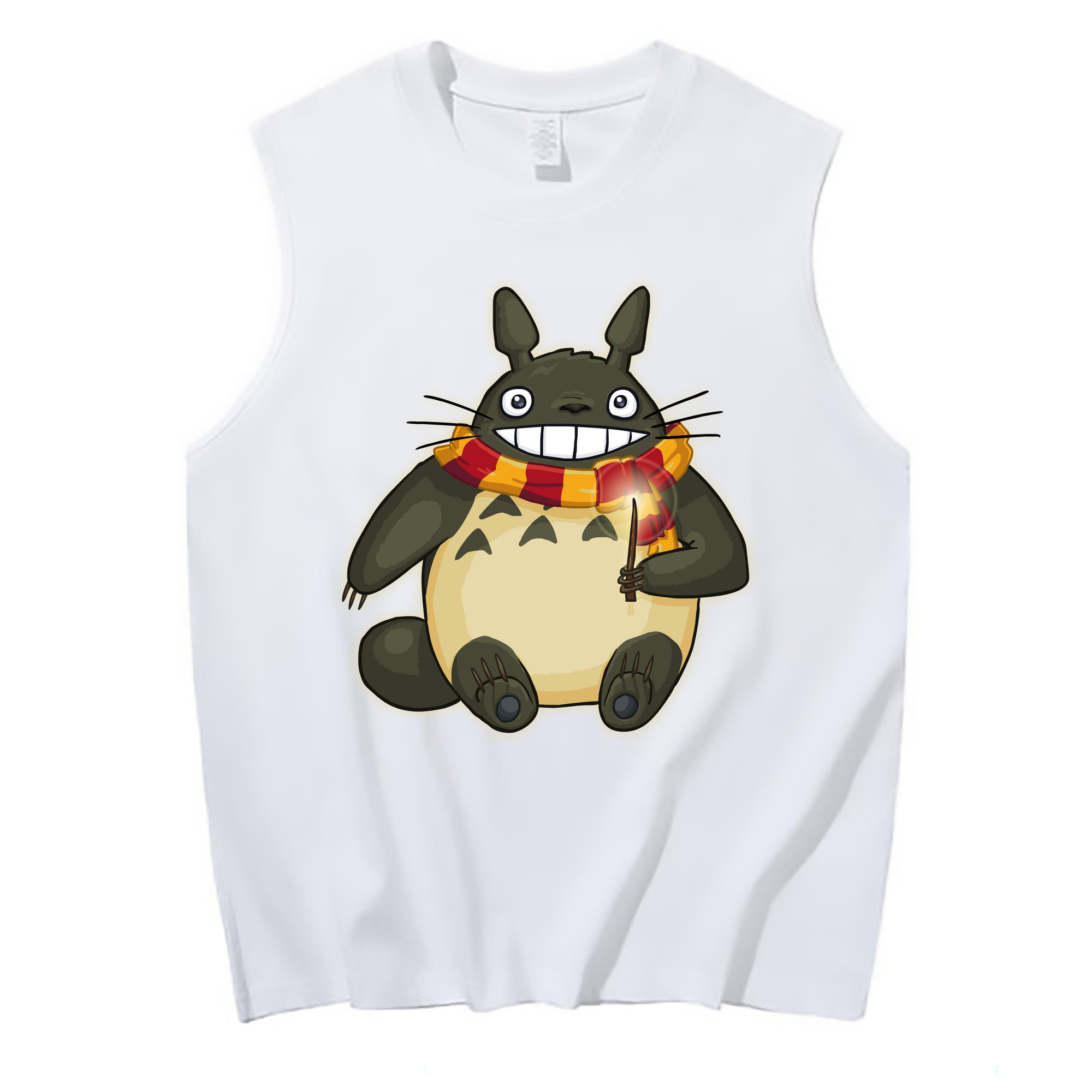 （画像用） となりのトトロ 草壁メイ 草壁サツキ My Neighbor Totoro Satsuki Kusakabe Mei Kusakabe コットン100％タンクトップ（フロントプリント）