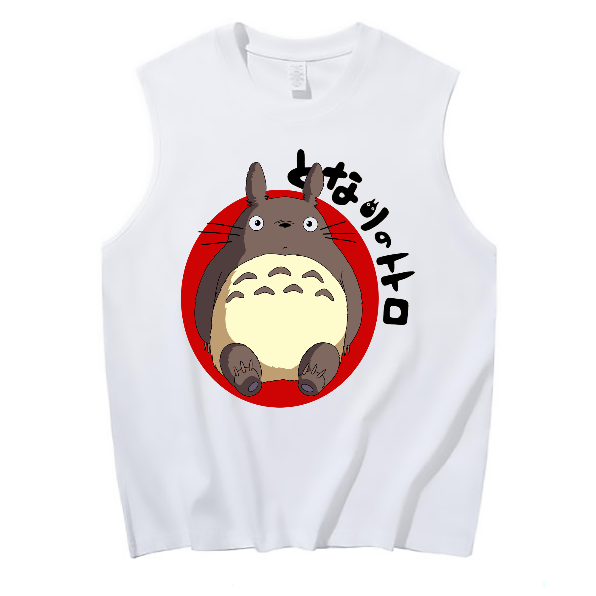 （画像用） となりのトトロ 草壁メイ 草壁サツキ My Neighbor Totoro Satsuki Kusakabe Mei Kusakabe コットン100％タンクトップ（フロントプリント）