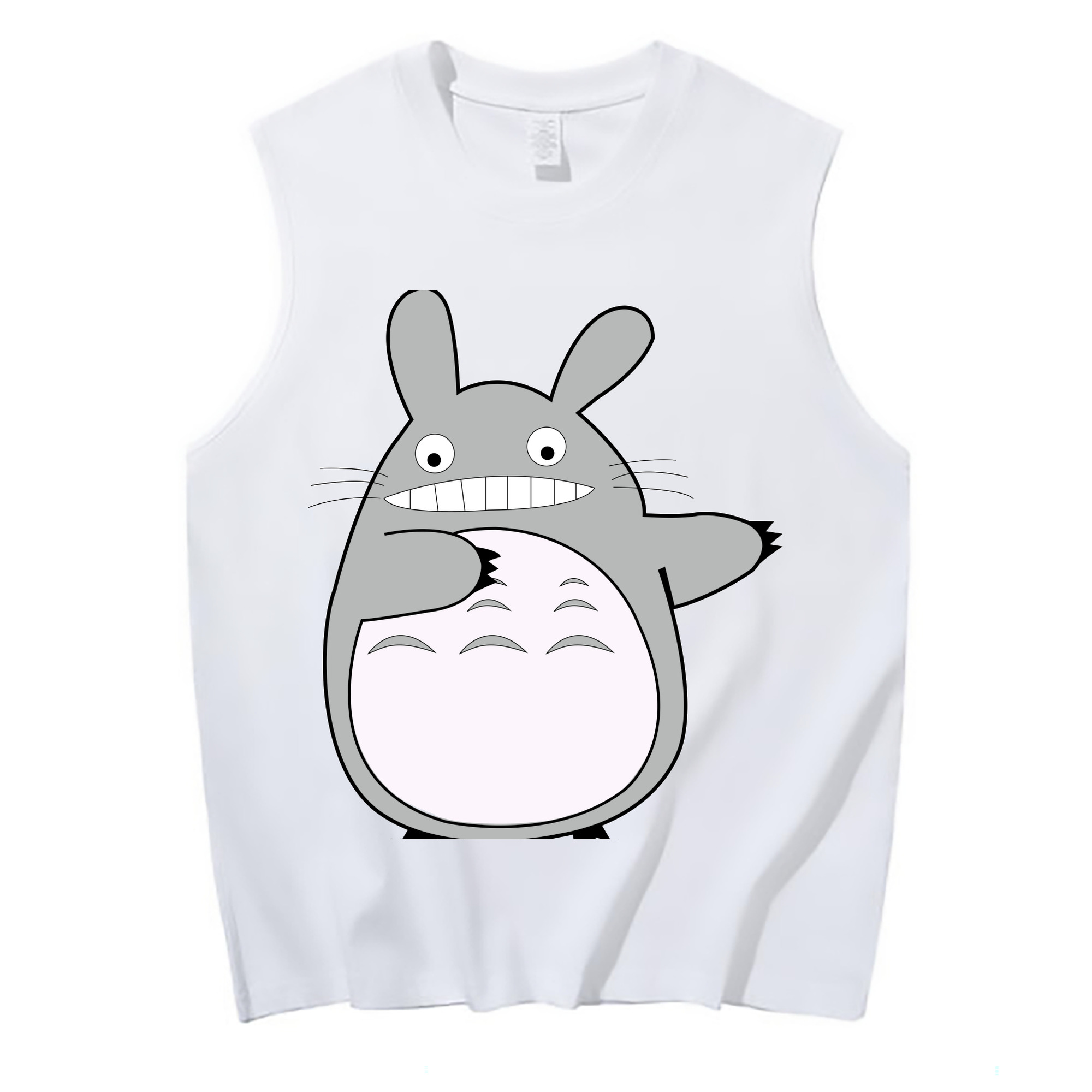 （画像用） となりのトトロ 草壁メイ 草壁サツキ My Neighbor Totoro Satsuki Kusakabe Mei Kusakabe コットン100％タンクトップ（フロントプリント）