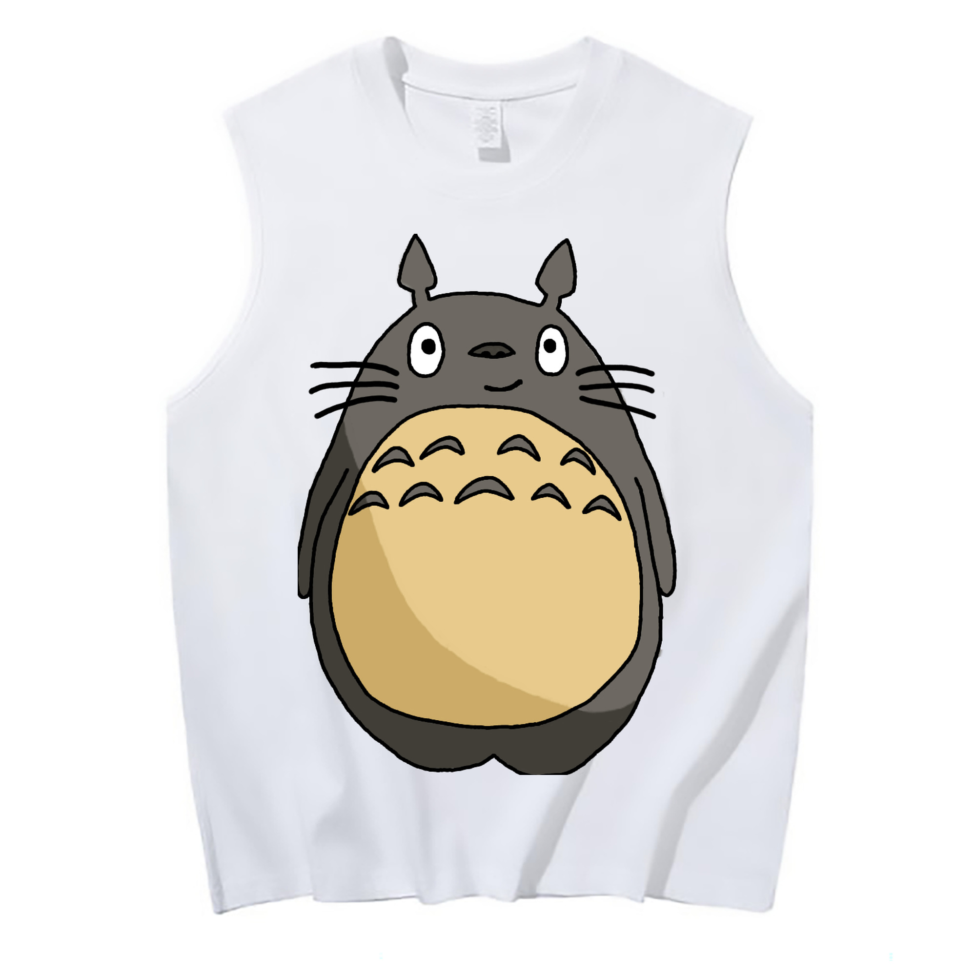 （画像用） となりのトトロ 草壁メイ 草壁サツキ My Neighbor Totoro Satsuki Kusakabe Mei Kusakabe コットン100％タンクトップ（フロントプリント）