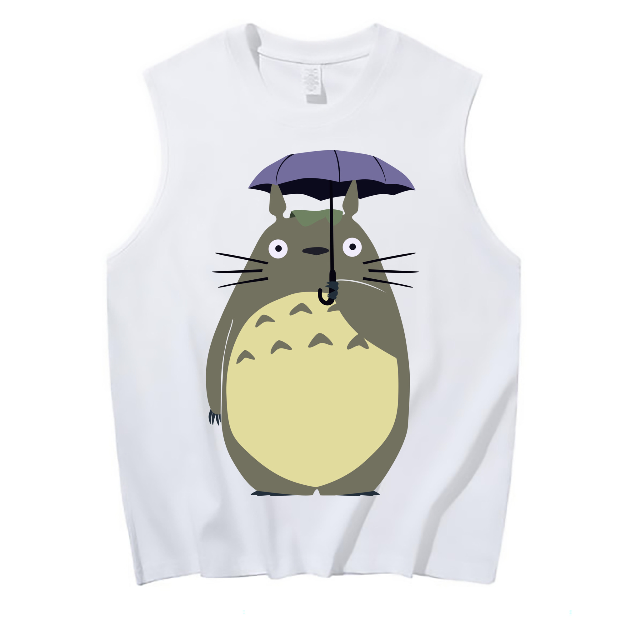 （画像用） となりのトトロ 草壁メイ 草壁サツキ My Neighbor Totoro Satsuki Kusakabe Mei Kusakabe コットン100％タンクトップ（フロントプリント）