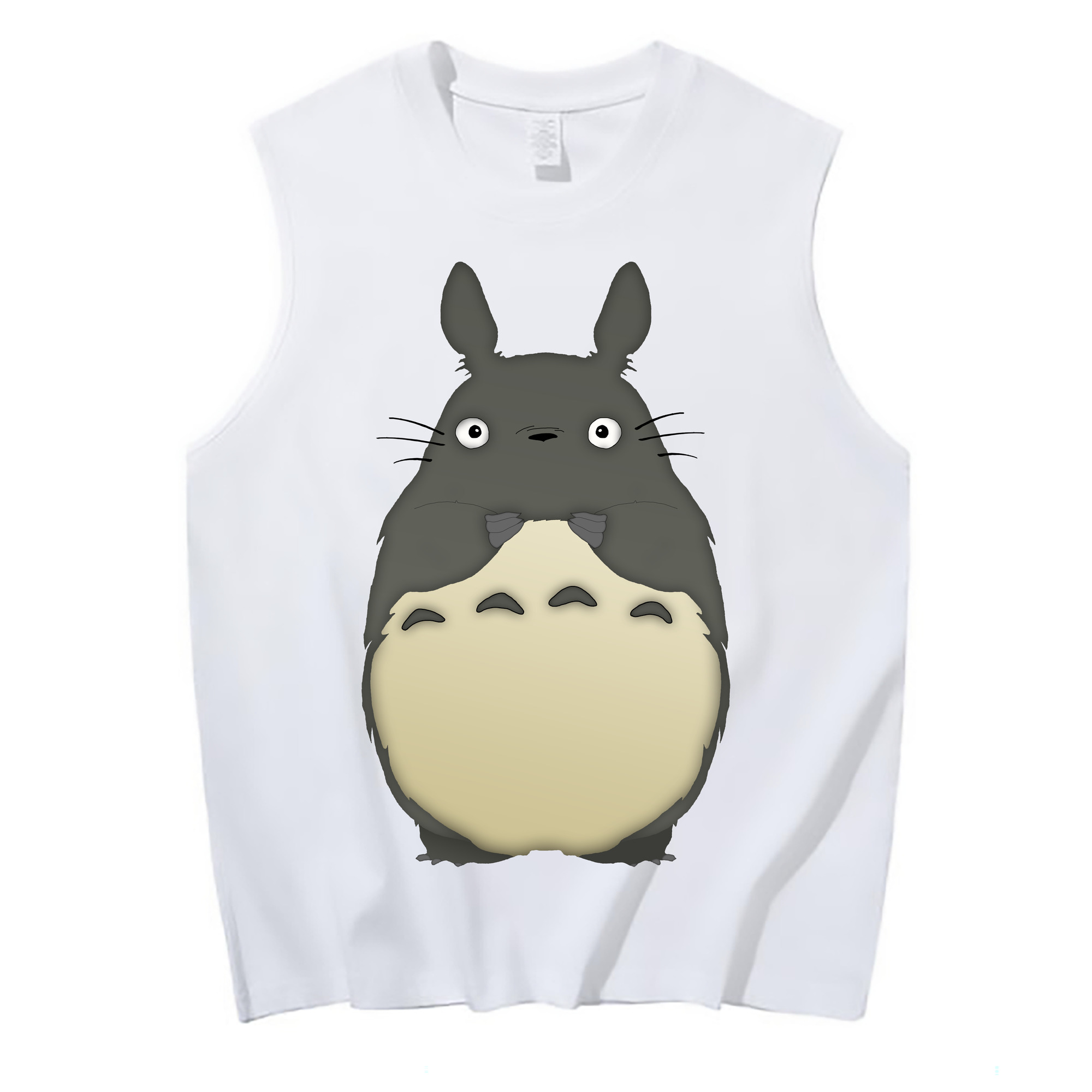 （画像用） となりのトトロ 草壁メイ 草壁サツキ My Neighbor Totoro Satsuki Kusakabe Mei Kusakabe コットン100％タンクトップ（フロントプリント）