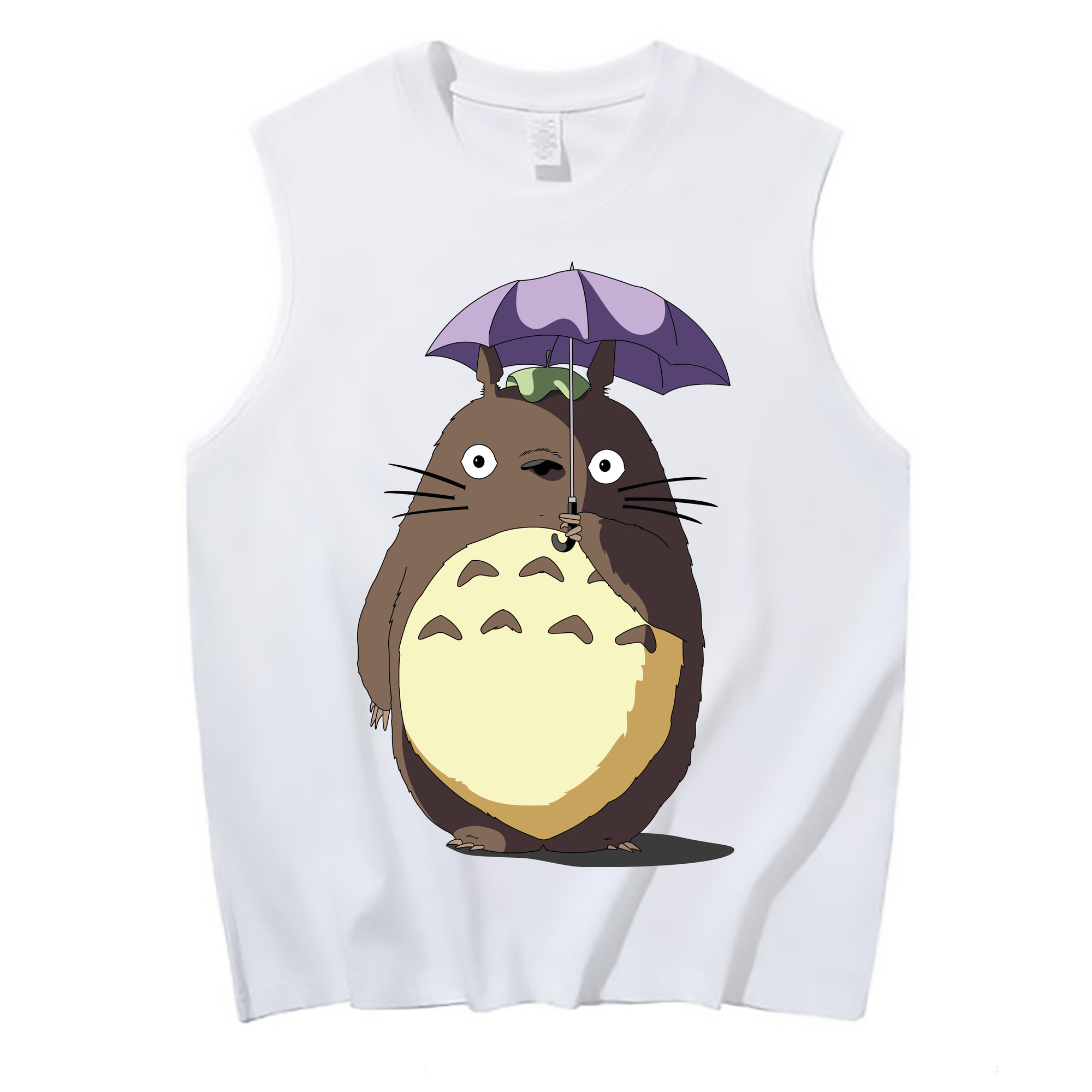 （画像用） となりのトトロ 草壁メイ 草壁サツキ My Neighbor Totoro Satsuki Kusakabe Mei Kusakabe コットン100％タンクトップ（フロントプリント）