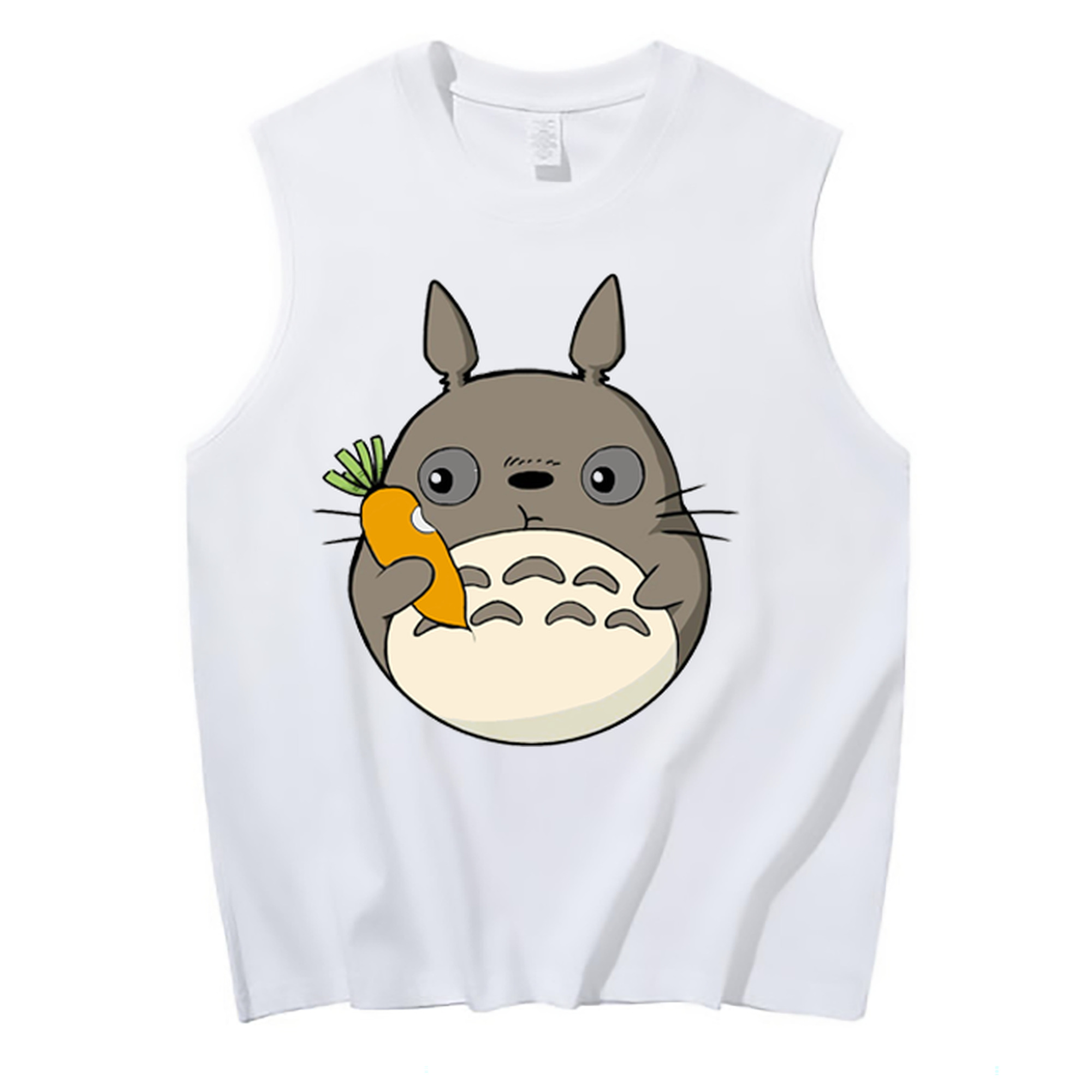 （画像用） となりのトトロ 草壁メイ 草壁サツキ My Neighbor Totoro Satsuki Kusakabe Mei Kusakabe コットン100％タンクトップ（フロントプリント）