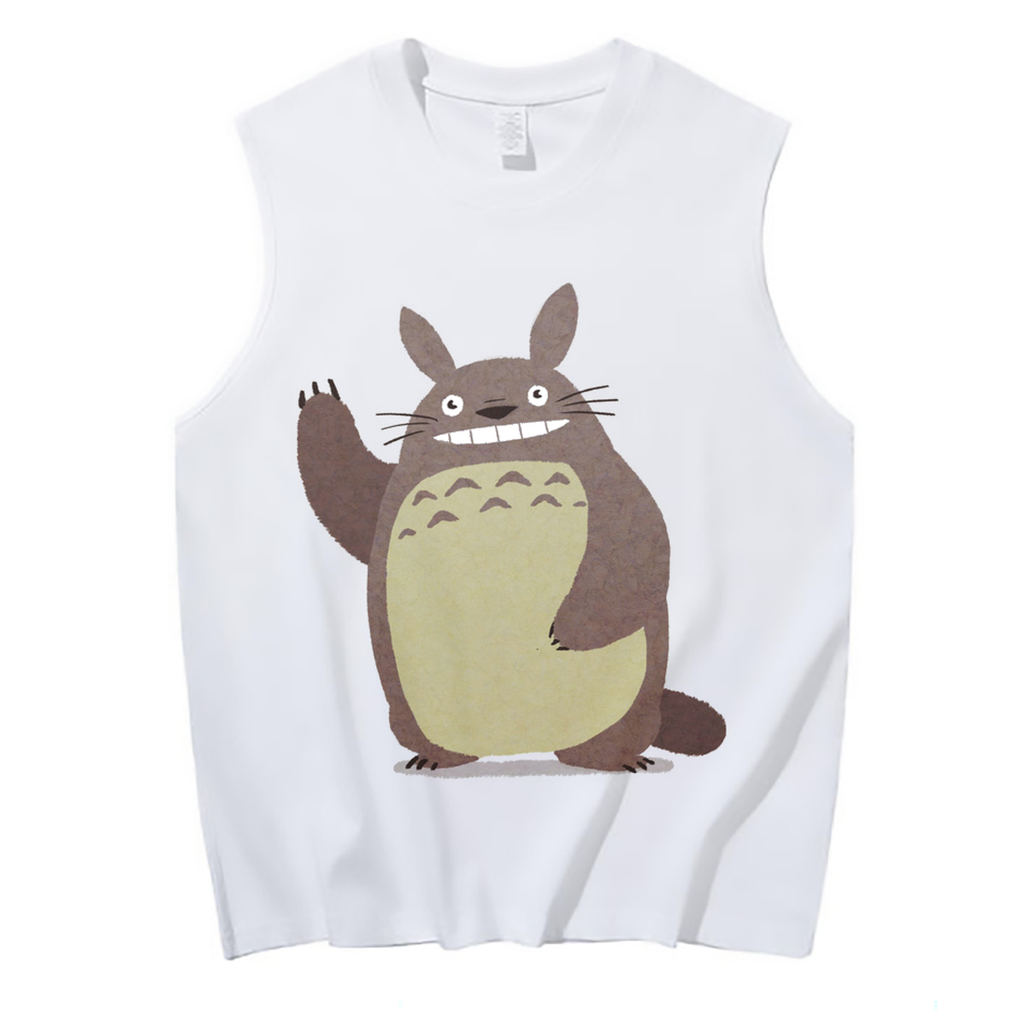 （画像用） となりのトトロ 草壁メイ 草壁サツキ My Neighbor Totoro Satsuki Kusakabe Mei Kusakabe コットン100％タンクトップ（フロントプリント）