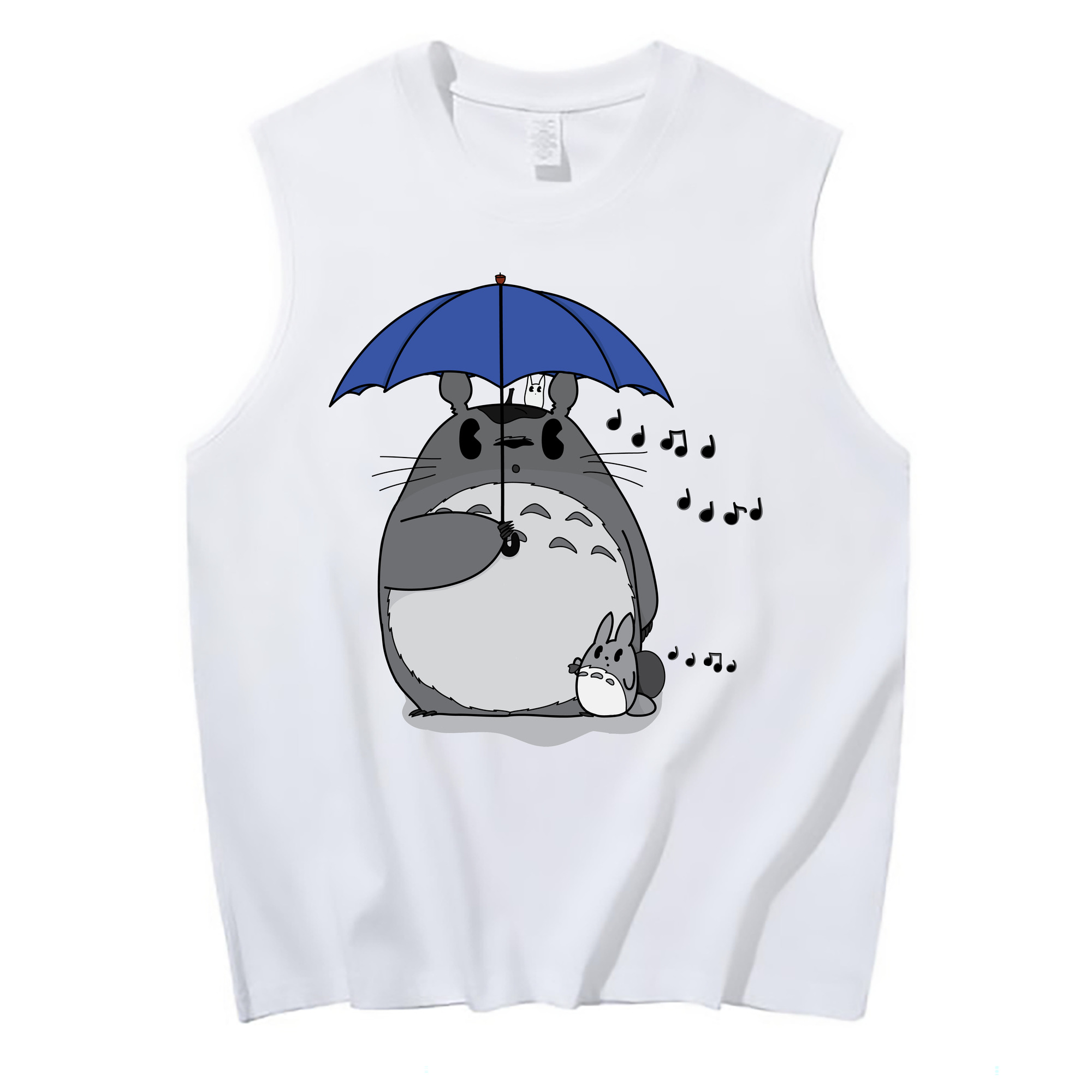 （画像用） となりのトトロ 草壁メイ 草壁サツキ My Neighbor Totoro Satsuki Kusakabe Mei Kusakabe コットン100％タンクトップ（フロントプリント）