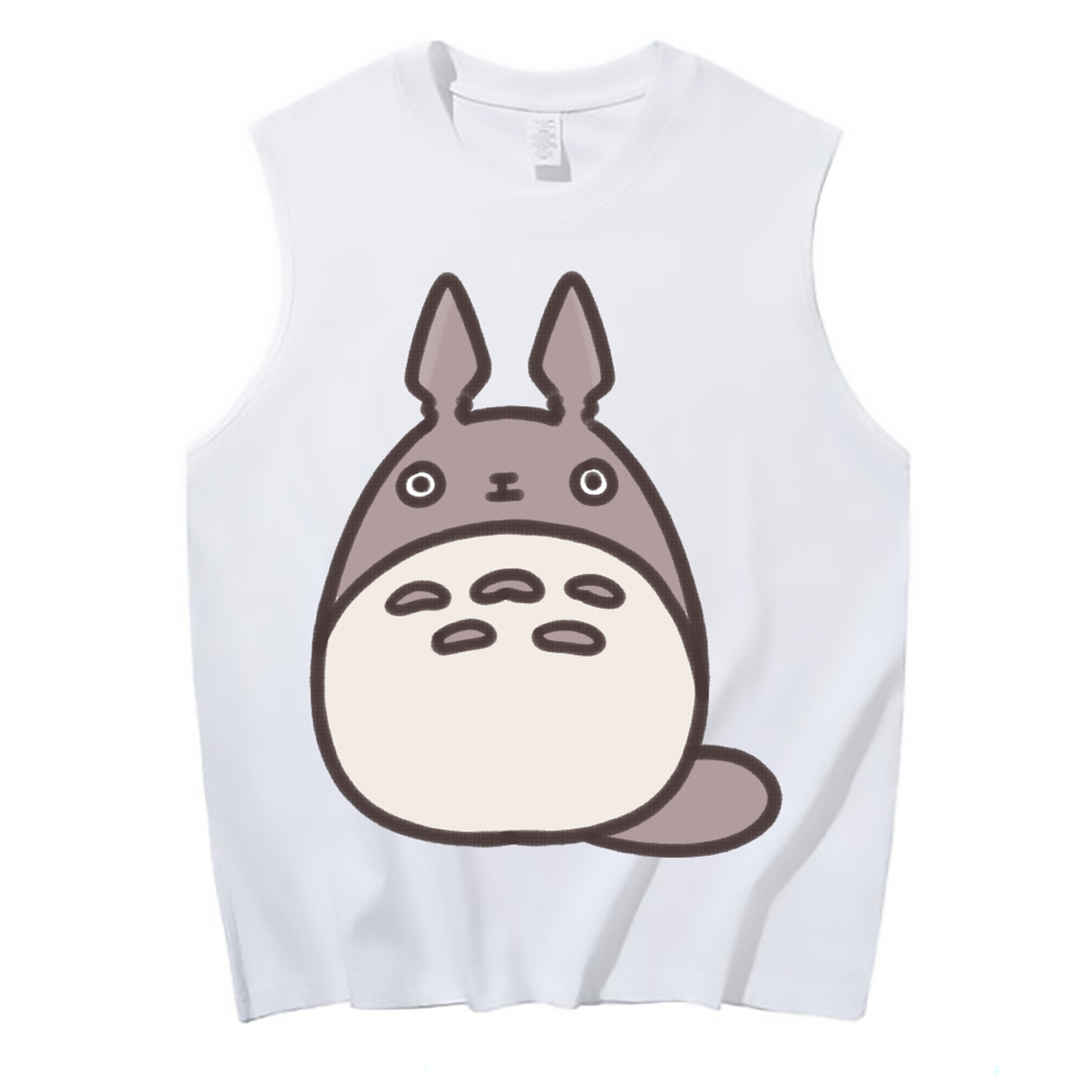 （画像用） となりのトトロ 草壁メイ 草壁サツキ My Neighbor Totoro Satsuki Kusakabe Mei Kusakabe コットン100％タンクトップ（フロントプリント）