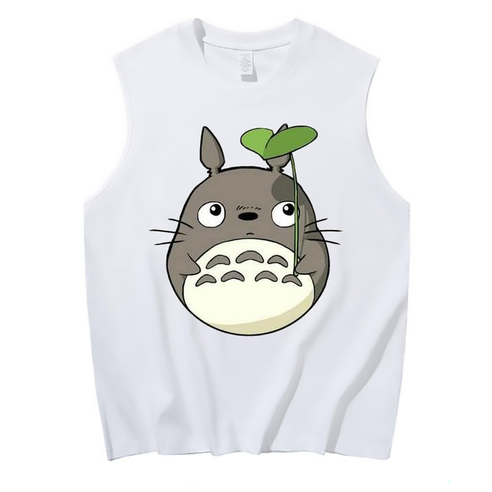（画像用） となりのトトロ 草壁メイ 草壁サツキ My Neighbor Totoro Satsuki Kusakabe Mei Kusakabe コットン100％タンクトップ（フロントプリント）