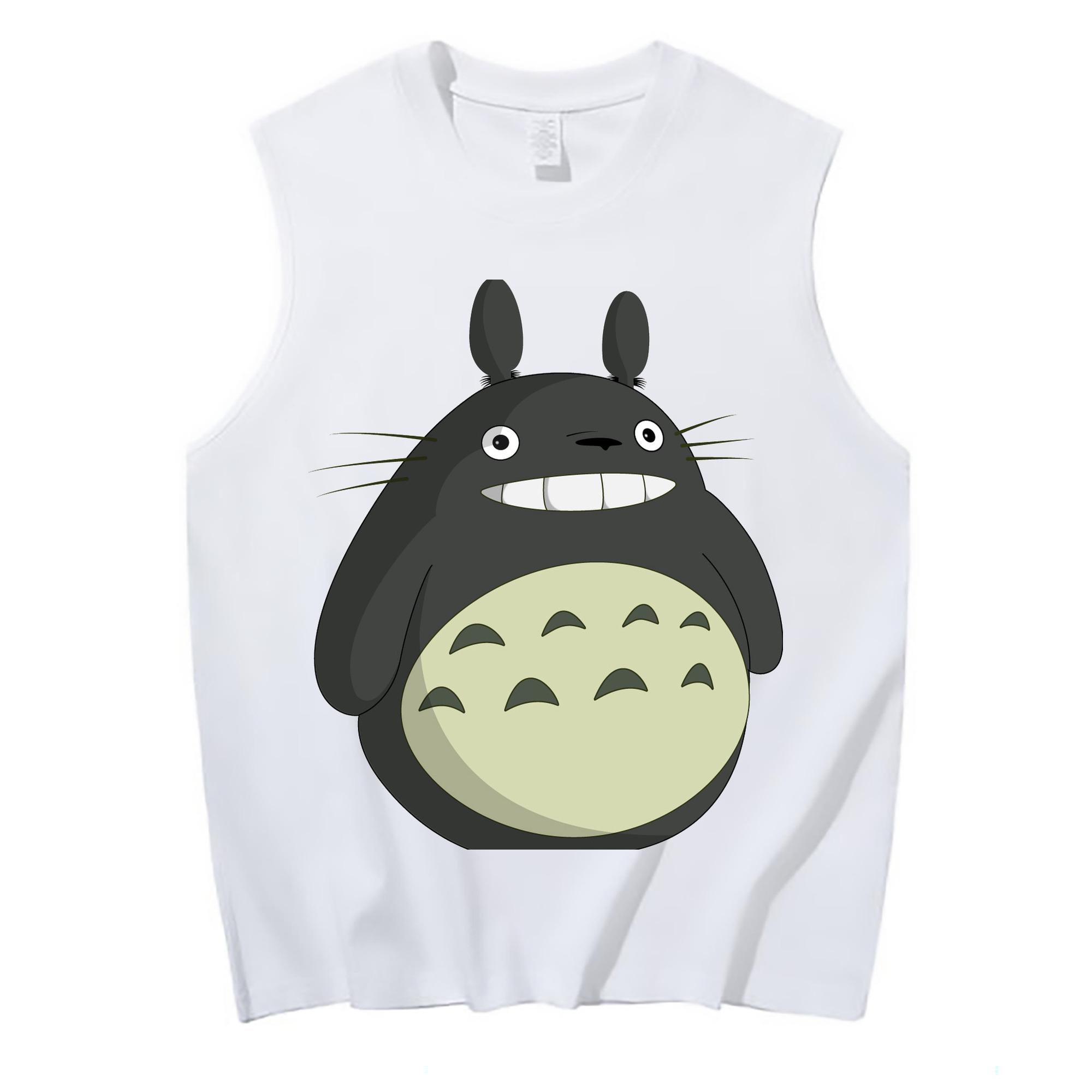 （画像用） となりのトトロ 草壁メイ 草壁サツキ My Neighbor Totoro Satsuki Kusakabe Mei Kusakabe コットン100％タンクトップ（フロントプリント）