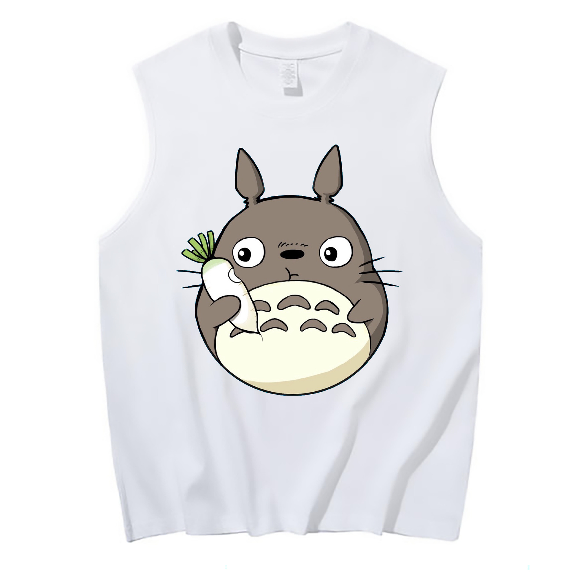 （画像用） となりのトトロ 草壁メイ 草壁サツキ My Neighbor Totoro Satsuki Kusakabe Mei Kusakabe コットン100％タンクトップ（フロントプリント）