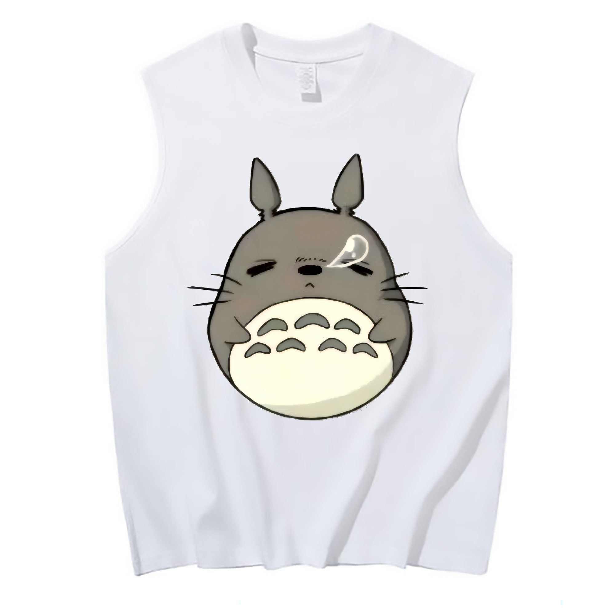 （画像用） となりのトトロ 草壁メイ 草壁サツキ My Neighbor Totoro Satsuki Kusakabe Mei Kusakabe コットン100％タンクトップ（フロントプリント）