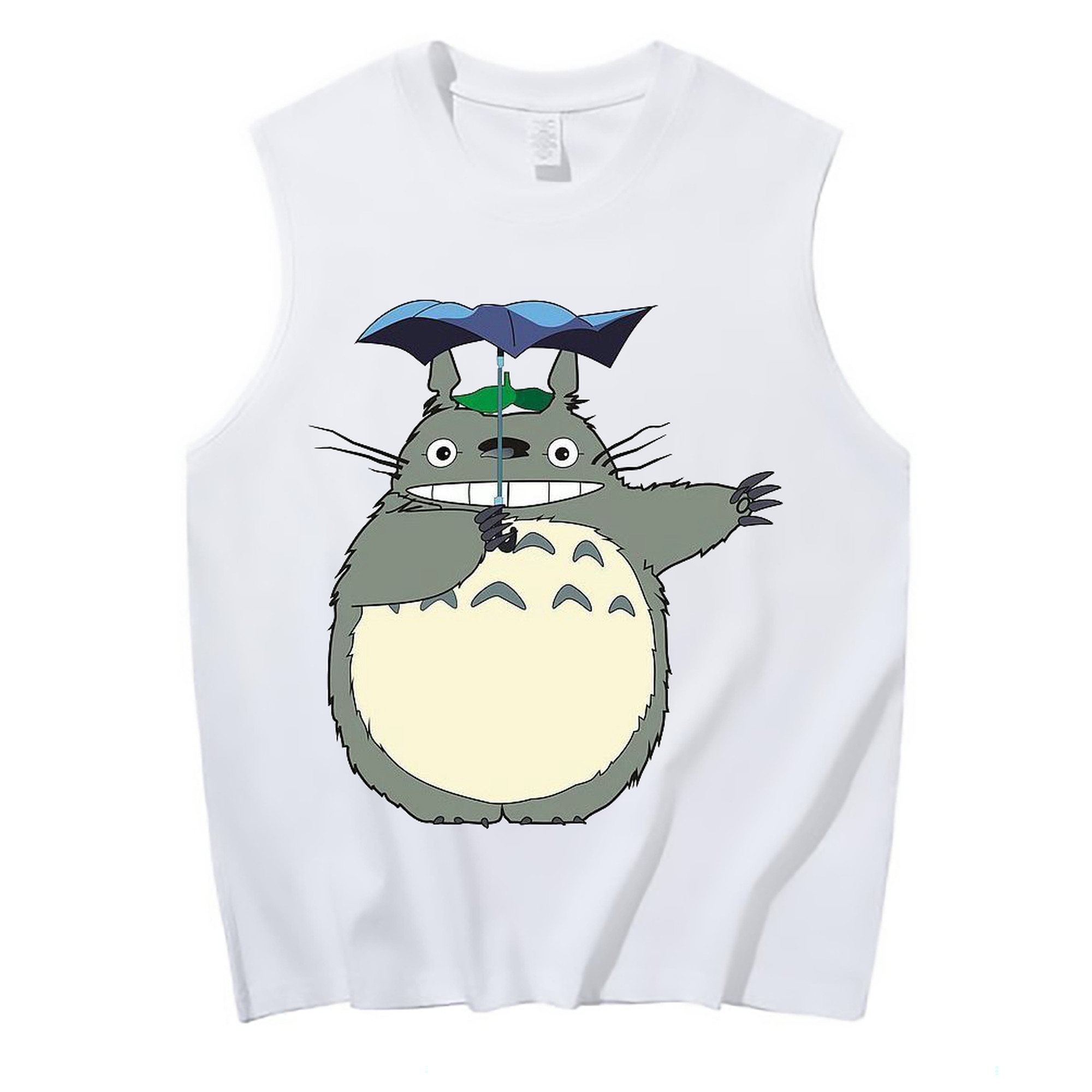 （画像用） となりのトトロ 草壁メイ 草壁サツキ My Neighbor Totoro Satsuki Kusakabe Mei Kusakabe コットン100％タンクトップ（フロントプリント）
