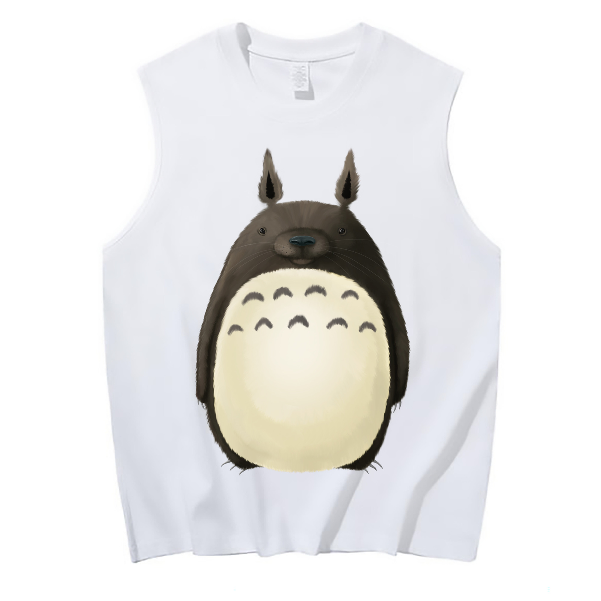 （画像用） となりのトトロ 草壁メイ 草壁サツキ My Neighbor Totoro Satsuki Kusakabe Mei Kusakabe コットン100％タンクトップ（フロントプリント）