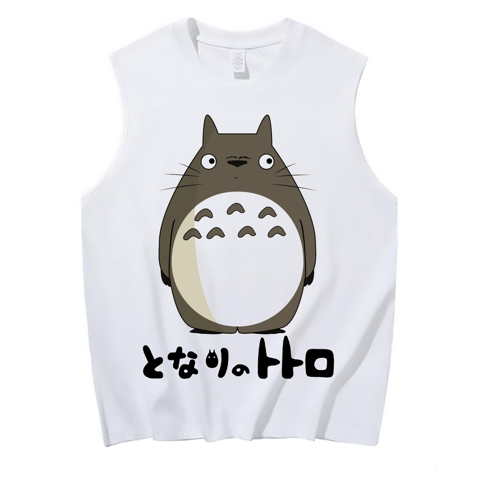 （画像用） となりのトトロ 草壁メイ 草壁サツキ My Neighbor Totoro Satsuki Kusakabe Mei Kusakabe コットン100％タンクトップ（フロントプリント）