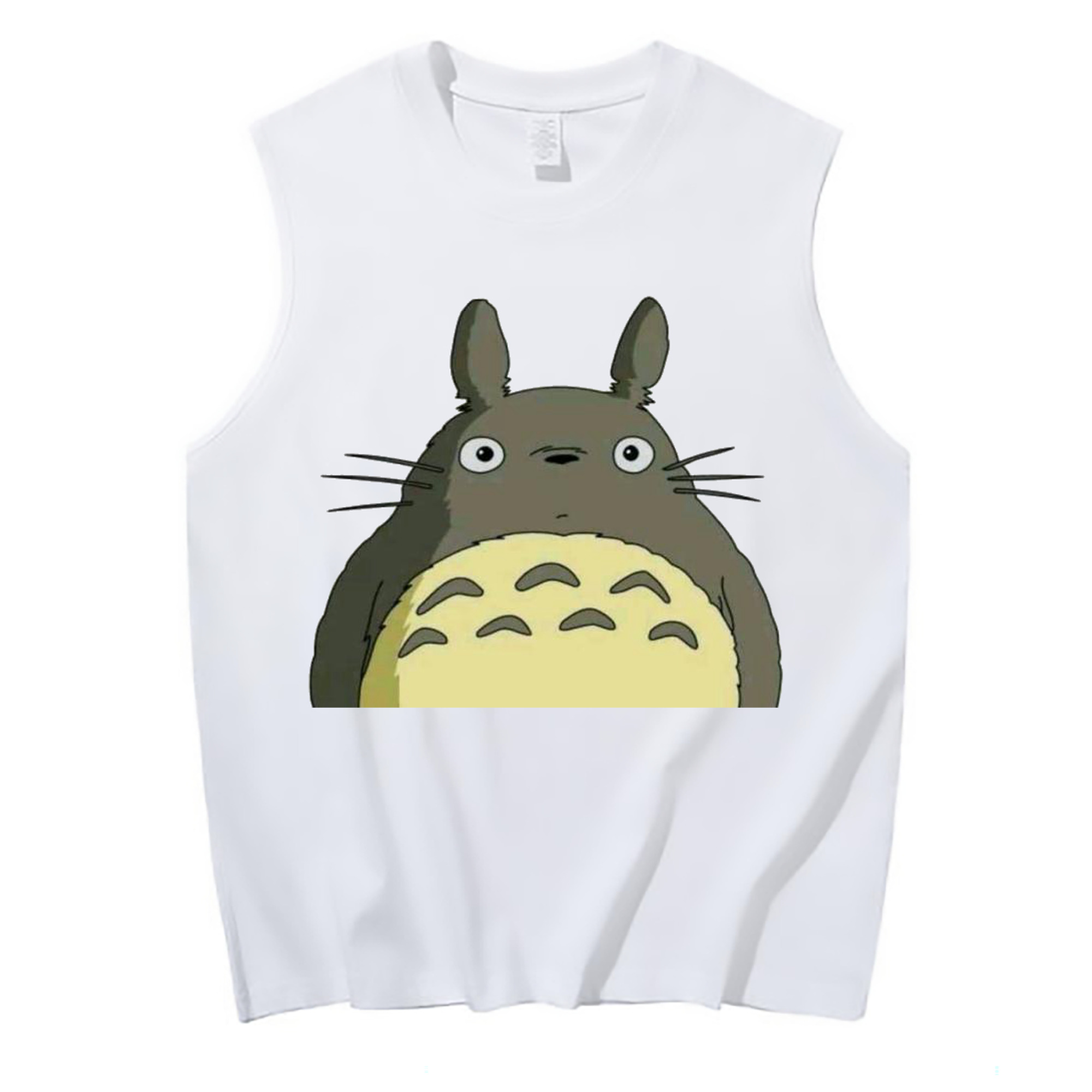 （画像用） となりのトトロ 草壁メイ 草壁サツキ My Neighbor Totoro Satsuki Kusakabe Mei Kusakabe コットン100％タンクトップ（フロントプリント）