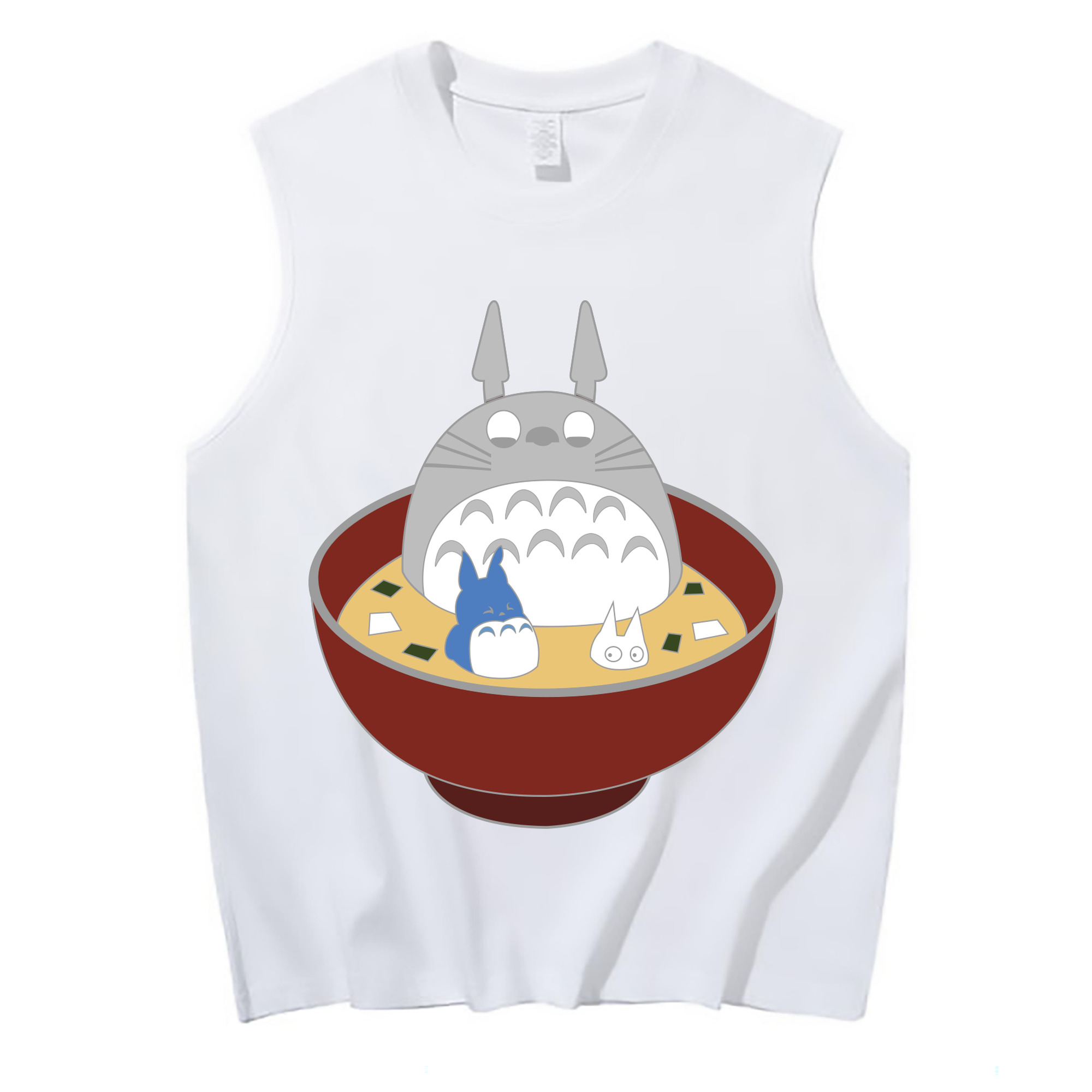 （画像用） となりのトトロ 草壁メイ 草壁サツキ My Neighbor Totoro Satsuki Kusakabe Mei Kusakabe コットン100％タンクトップ（フロントプリント）