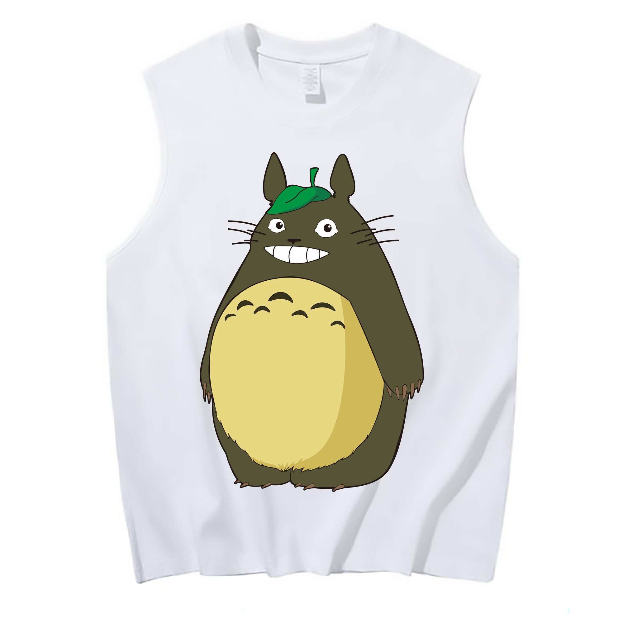 （画像用） となりのトトロ 草壁メイ 草壁サツキ My Neighbor Totoro Satsuki Kusakabe Mei Kusakabe コットン100％タンクトップ（フロントプリント）