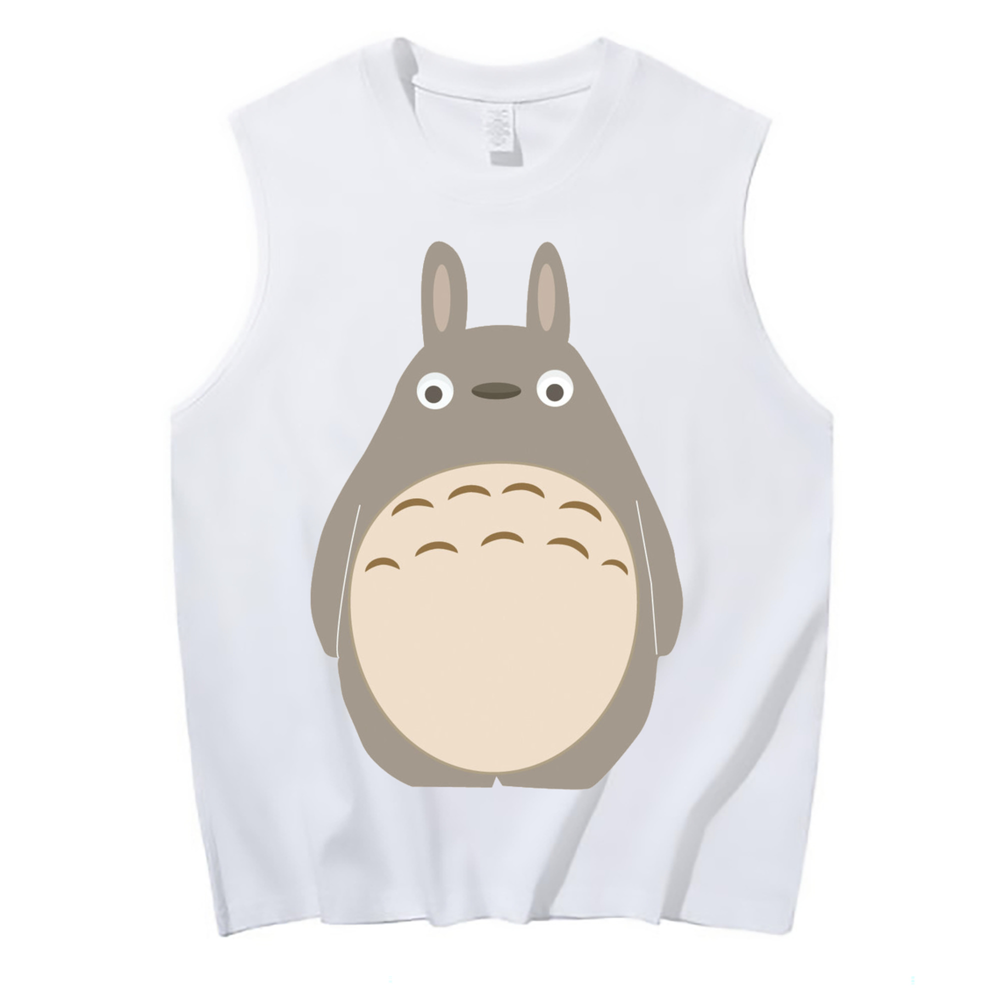 （画像用） となりのトトロ 草壁メイ 草壁サツキ My Neighbor Totoro Satsuki Kusakabe Mei Kusakabe コットン100％タンクトップ（フロントプリント）