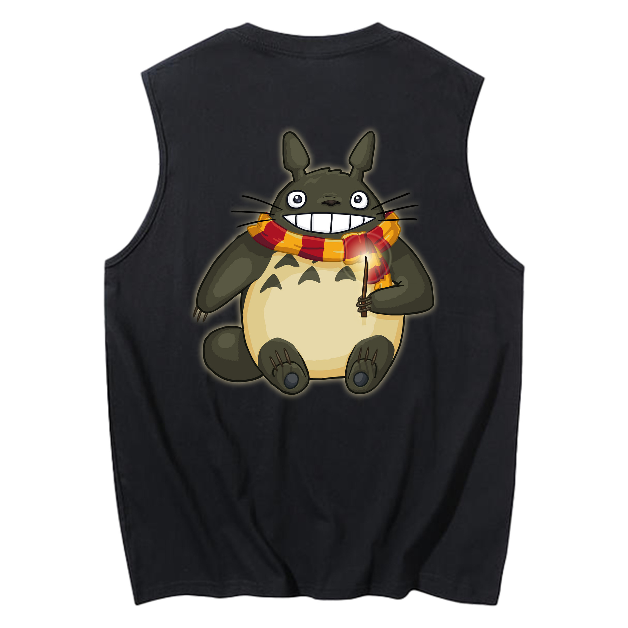 （画像用） となりのトトロ 草壁メイ 草壁サツキ My Neighbor Totoro Satsuki Kusakabe Mei Kusakabe コットン100％タンクトップ（背面プリント）
