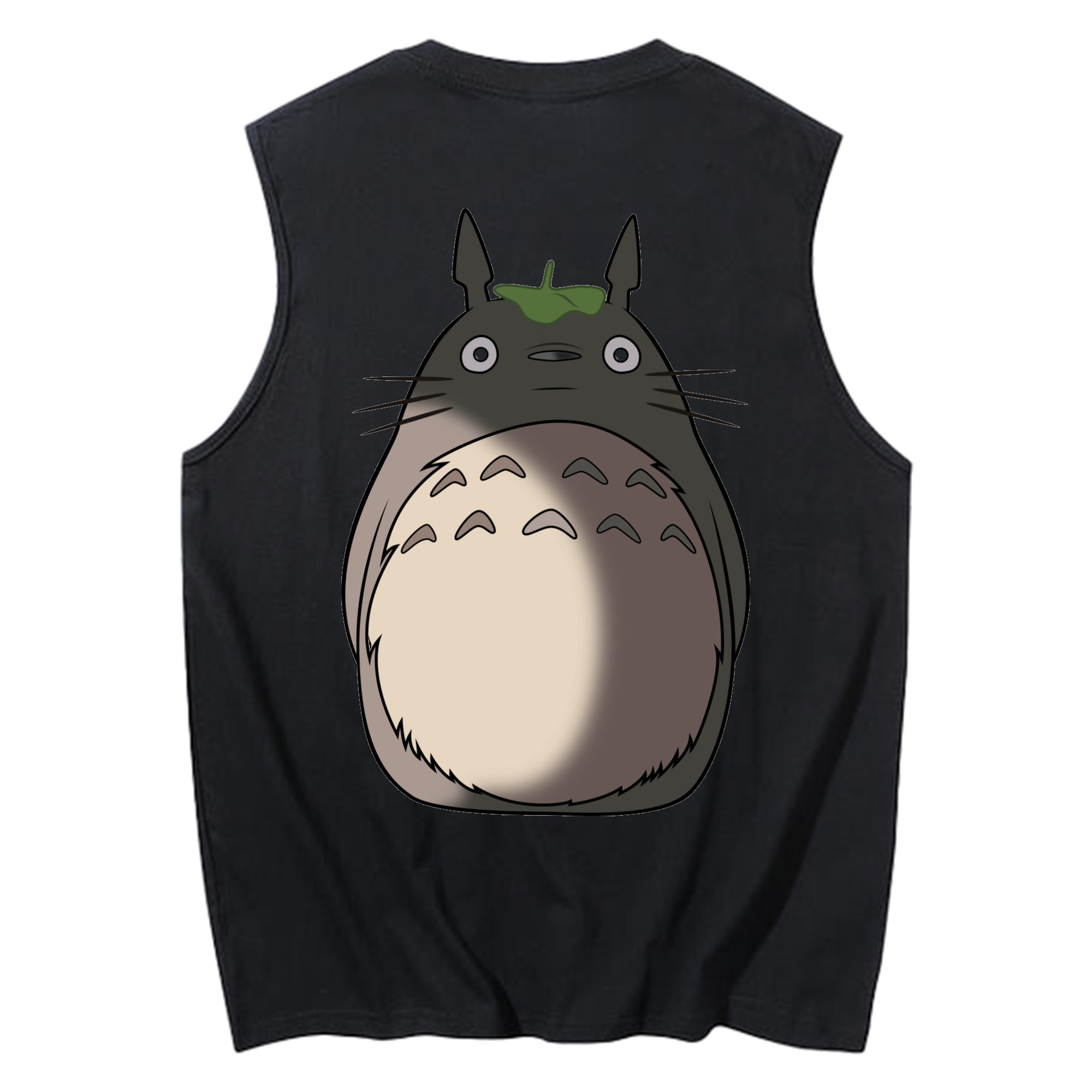 （画像用） となりのトトロ 草壁メイ 草壁サツキ My Neighbor Totoro Satsuki Kusakabe Mei Kusakabe コットン100％タンクトップ（背面プリント）