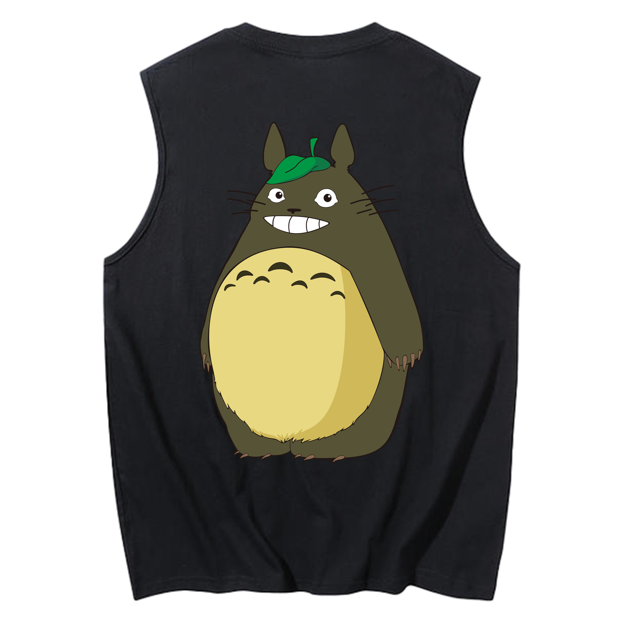 （画像用） となりのトトロ 草壁メイ 草壁サツキ My Neighbor Totoro Satsuki Kusakabe Mei Kusakabe コットン100％タンクトップ（背面プリント）