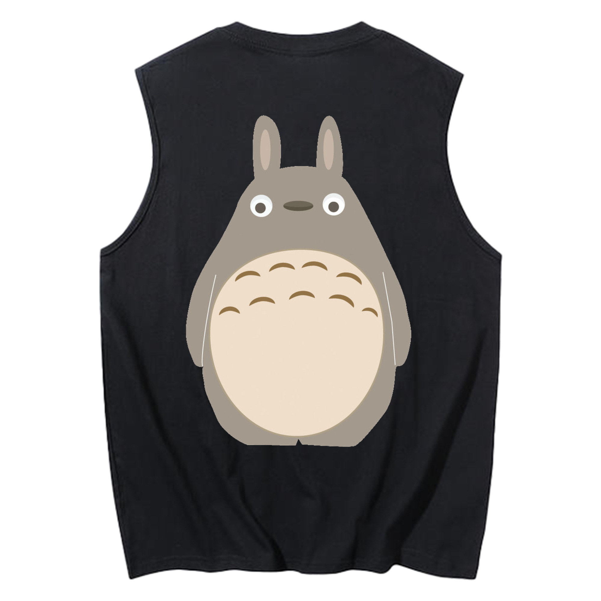 （画像用） となりのトトロ 草壁メイ 草壁サツキ My Neighbor Totoro Satsuki Kusakabe Mei Kusakabe コットン100％タンクトップ（背面プリント）